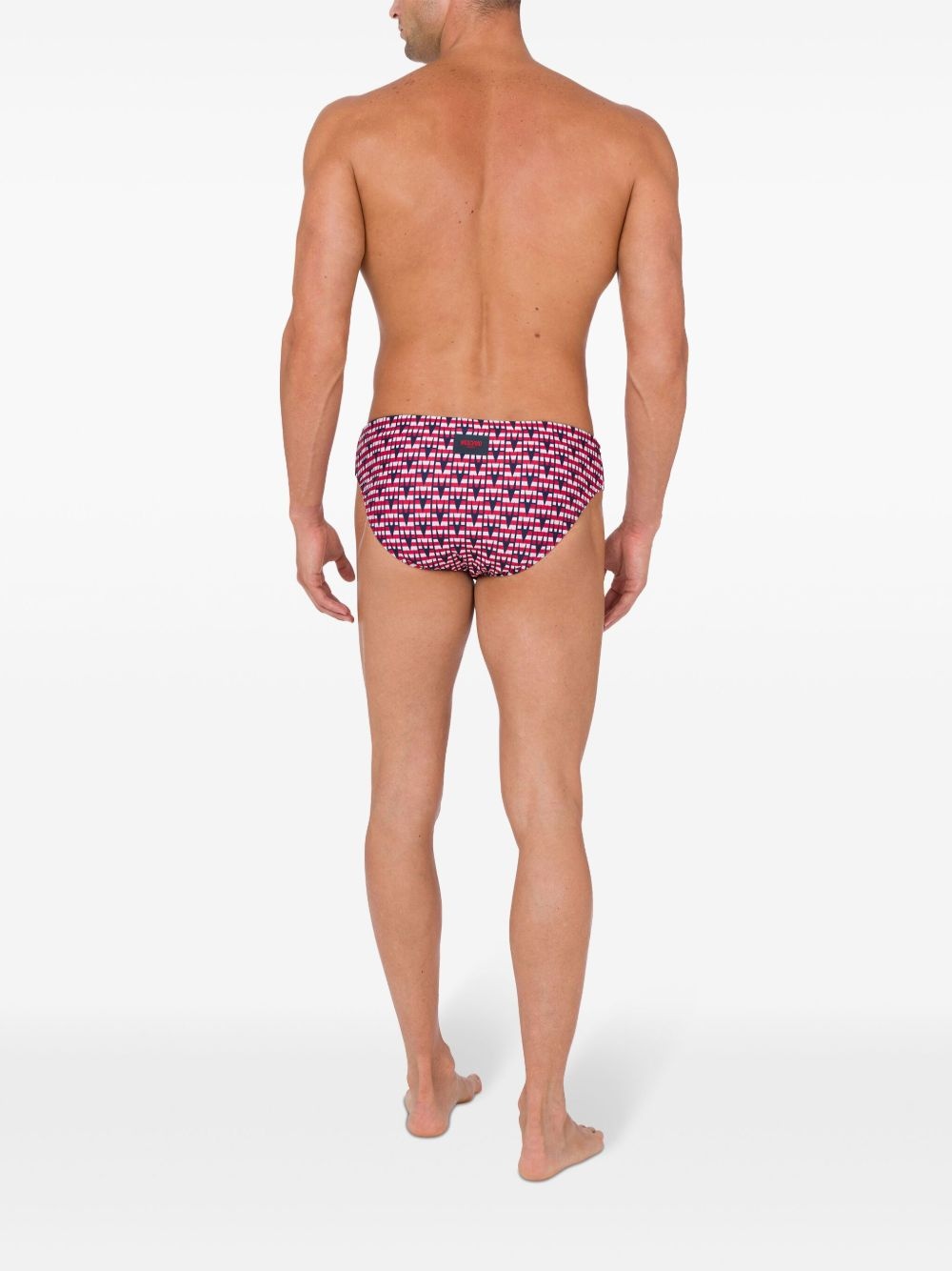 patterned swim briefs - 4
