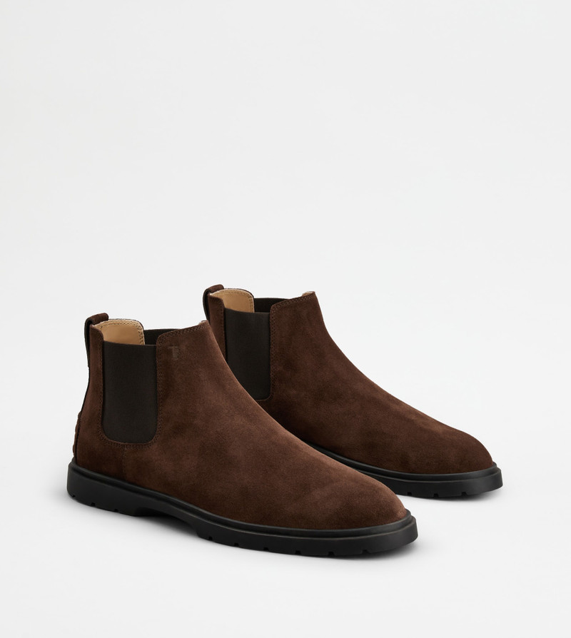 CHELSEA BOOTS IN SUEDE - BROWN 2