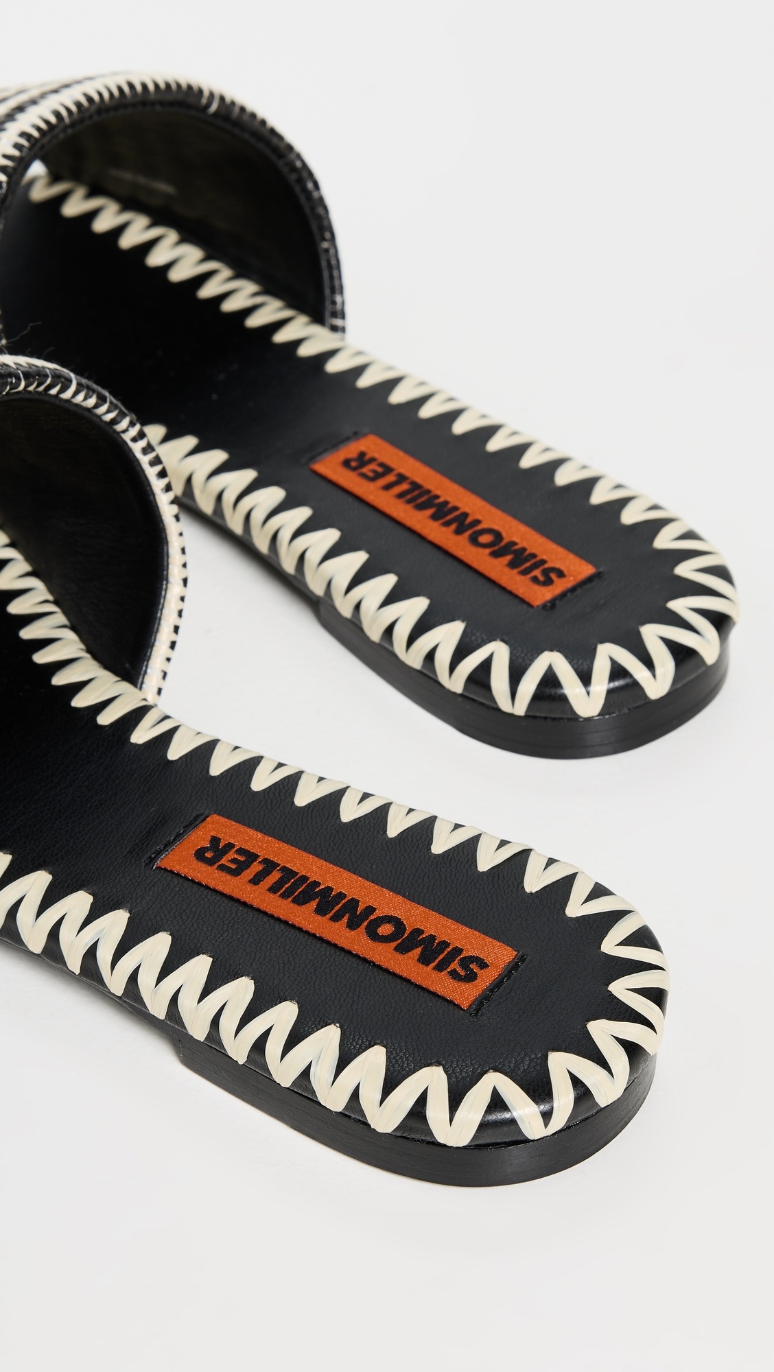 Stripe Raffia Salerno Sandals - 3