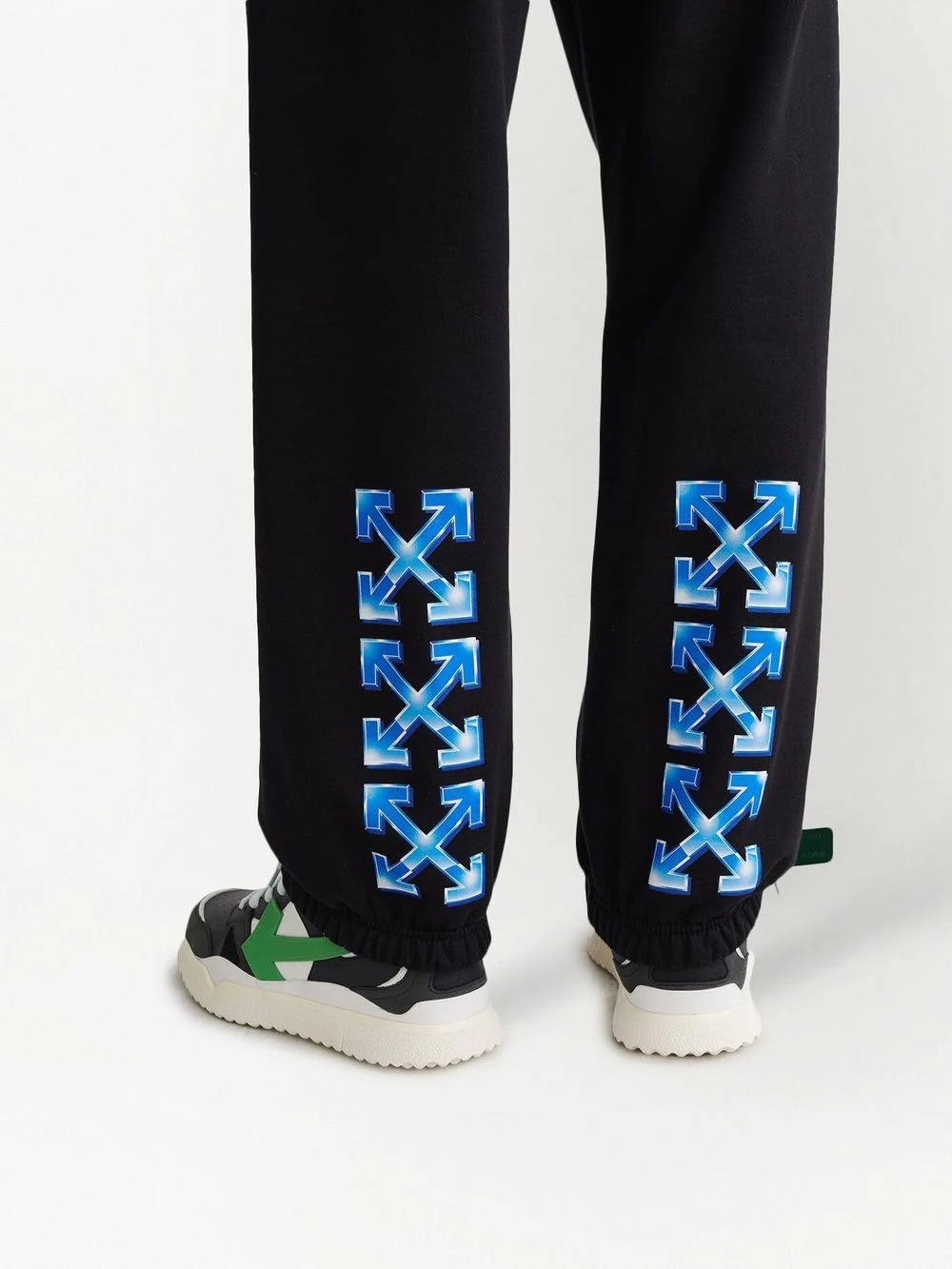 Metal Arrow-print slim-cut track pants - 6