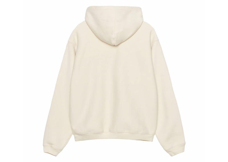 Stüssy Stussy Outline Zip Hoodie Ivory outlook