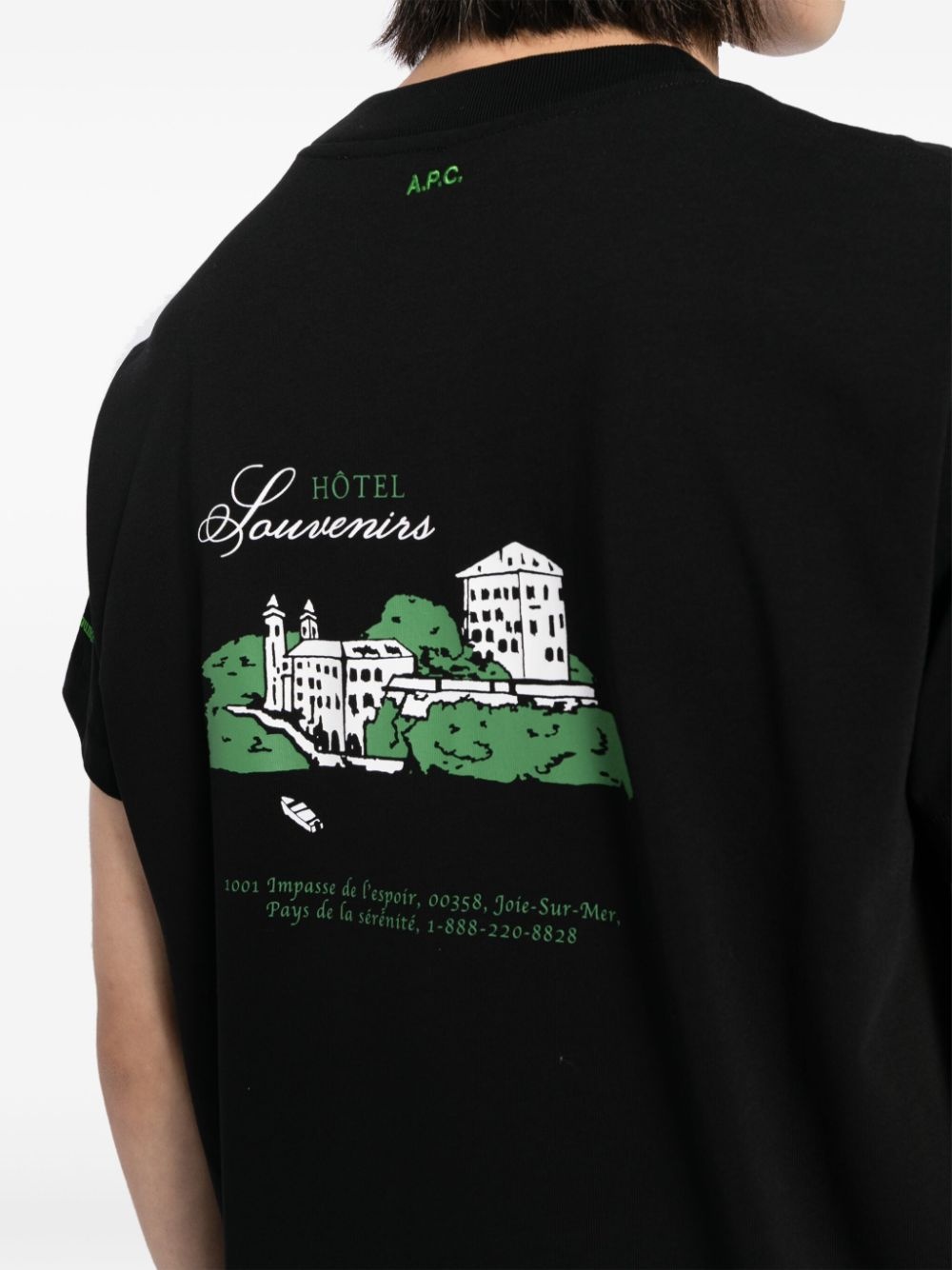 X JJJJound graphic-print cotton T-shirt - 5