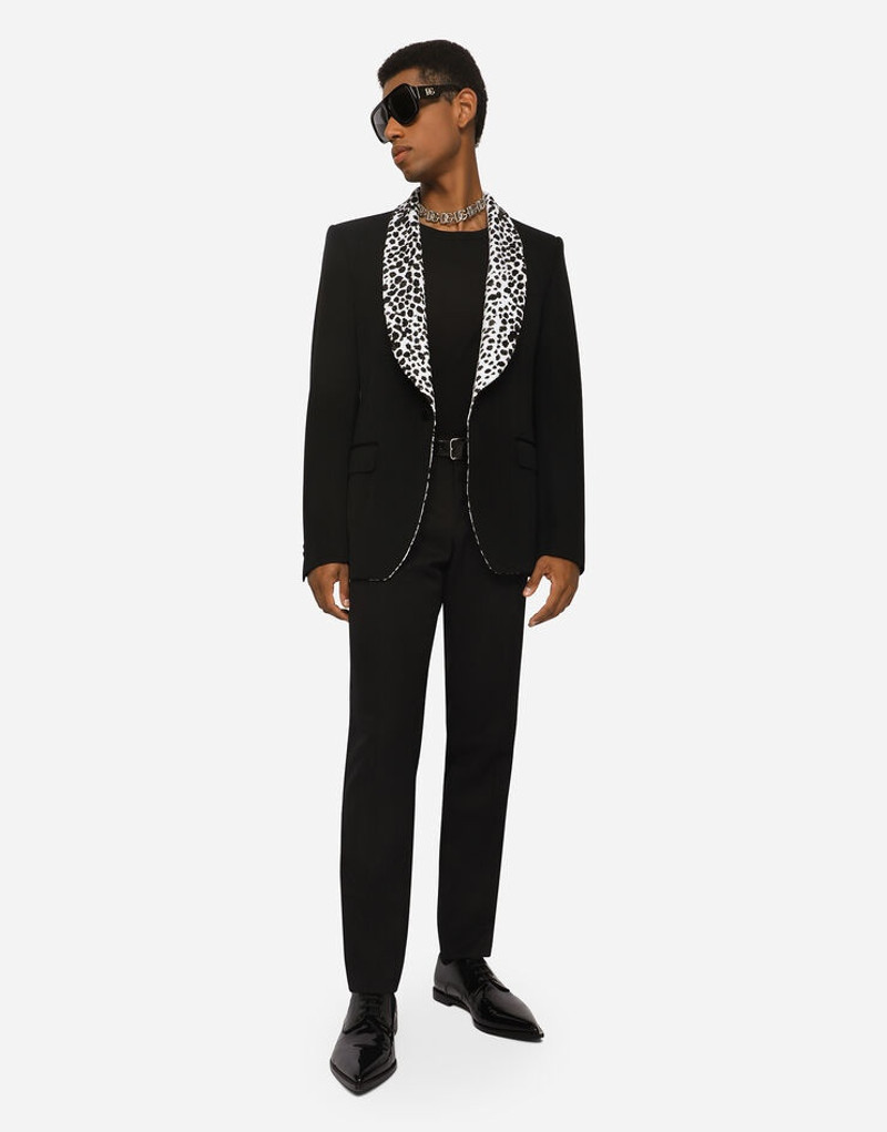 Stretch wool tuxedo pants 5