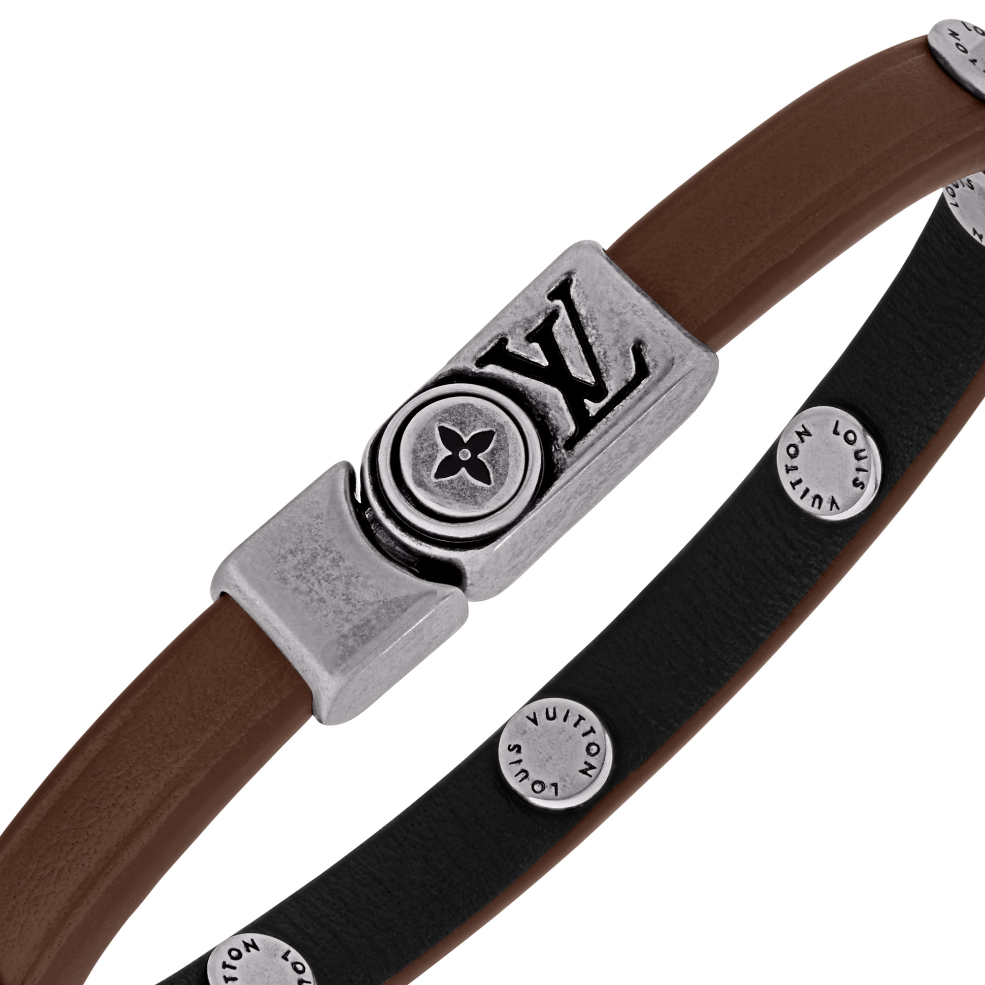 ブレスレット LOUIS VUITTON Flower Edge Bracelet LOUIS VUITTON: Leather Flower Edge Bracelet – Luv Luxe