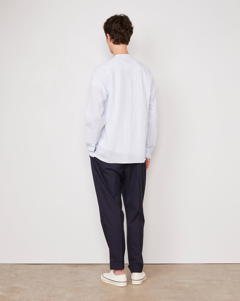 OFFICINE GÉNÉRALE GASTON STRIPED CO SEERSUCKER outlook