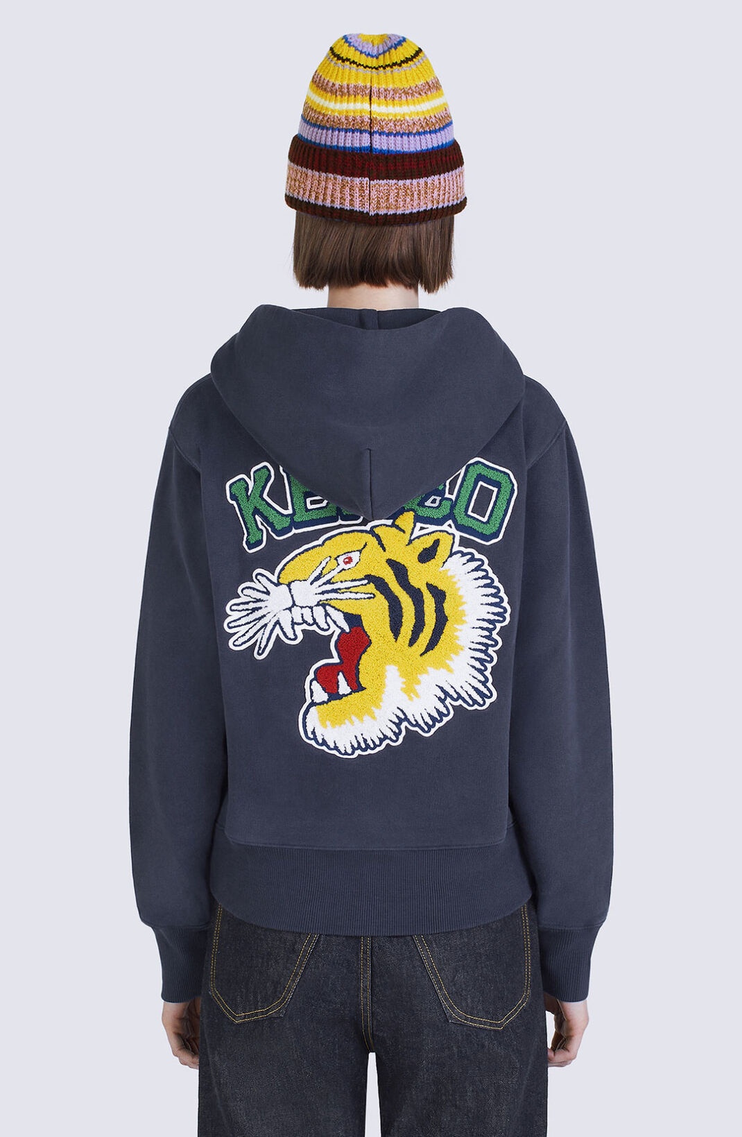 'Tiger Varsity' oversized hoodie - 6