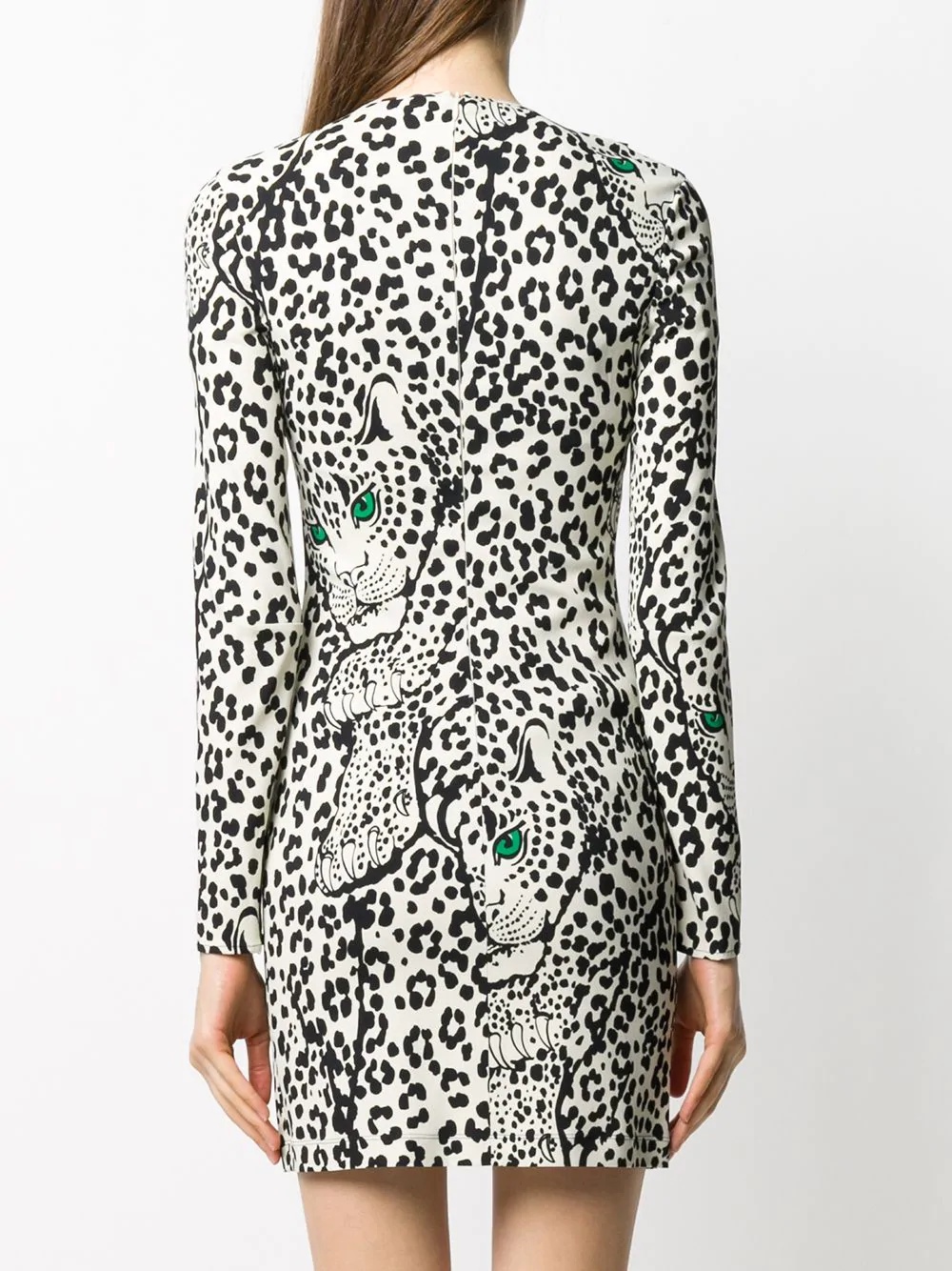 leopard pattern dress - 4