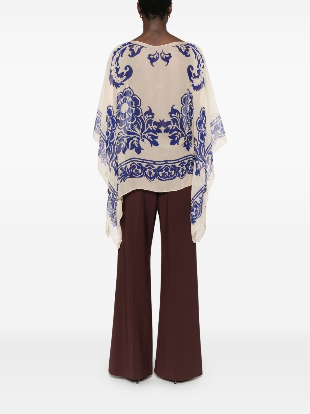 printed blouse - 4