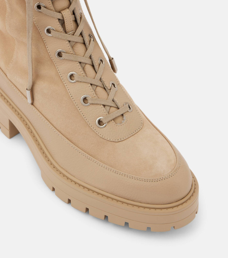 Very Cortina shearling-trimmed ankle boots 5
