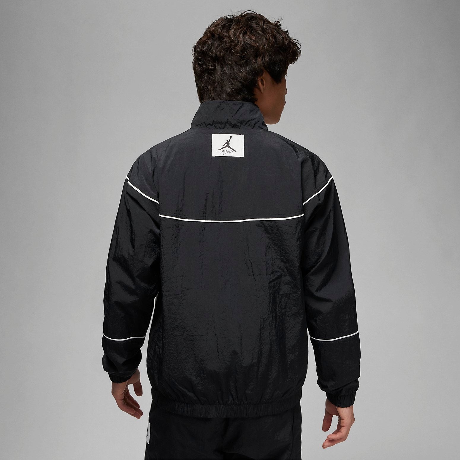 Air Jordan Essential Statement Warm Up Jacket 'Black Grey' DV7625-010 - 7