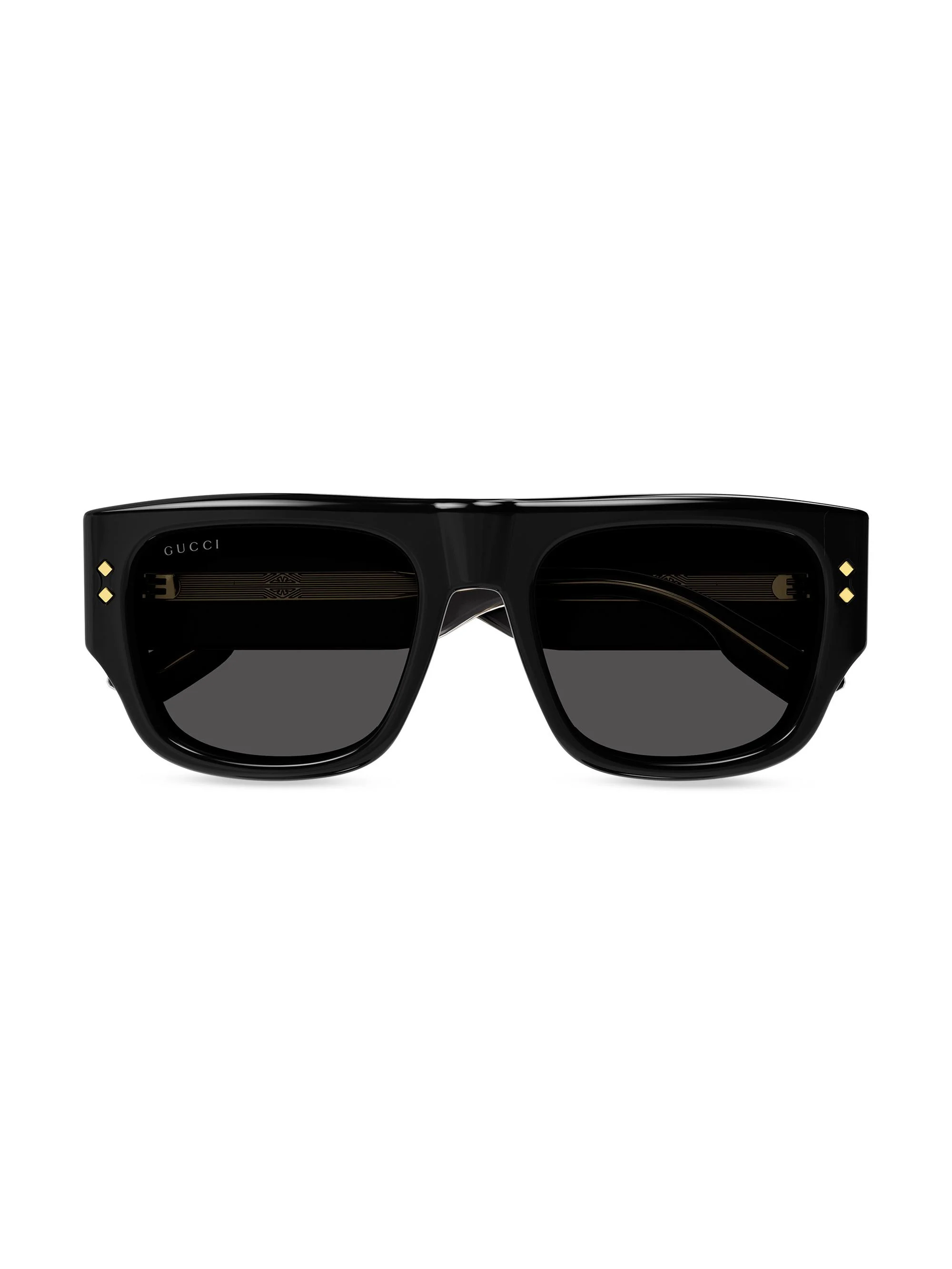 Men's Nouvelle Vague 54MM Square Acetate Sunglasses - Black - 1