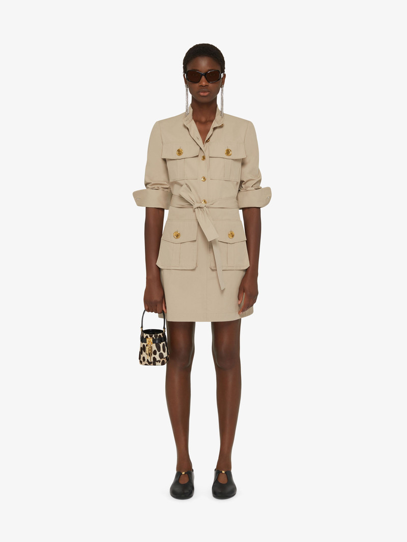 Givenchy SAFARI DRESS IN POPLIN outlook
