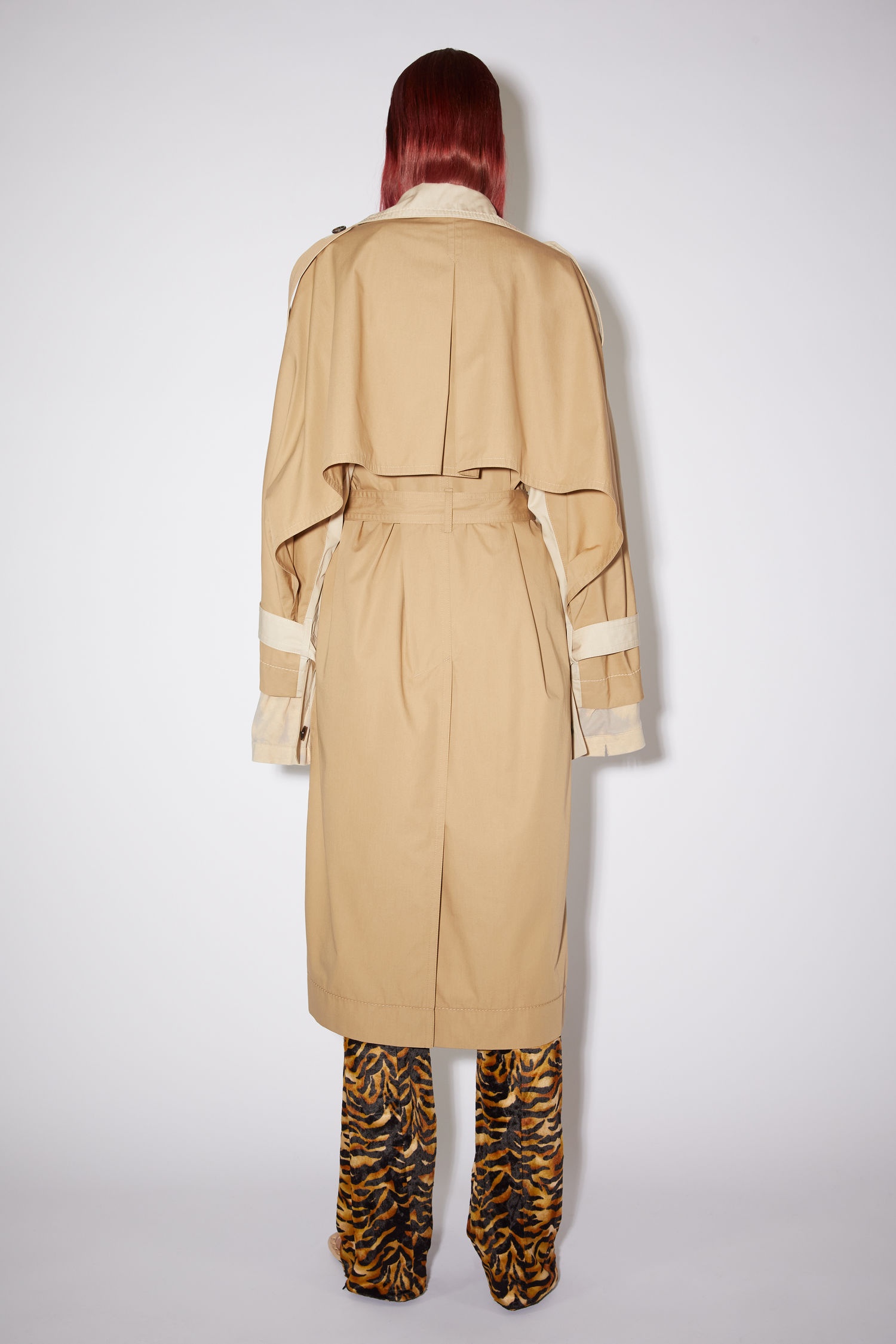 Cotton trench coat - Beige - 3