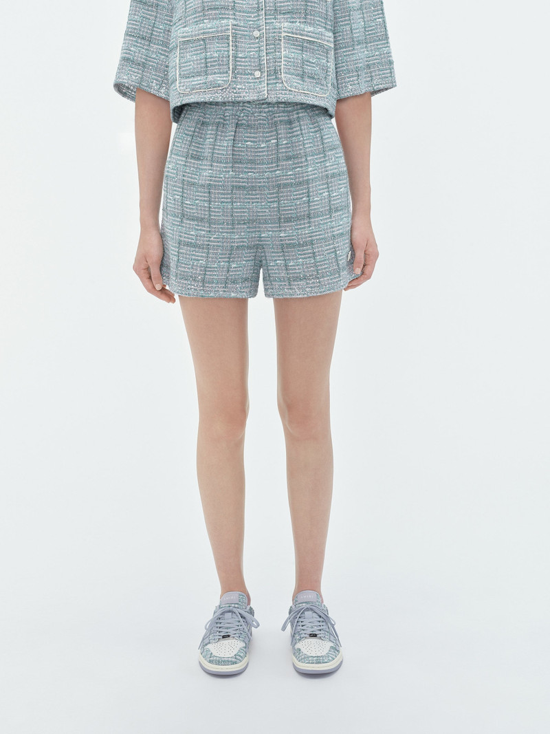 AMIRI CRYSTAL BOUCLE SHORT outlook