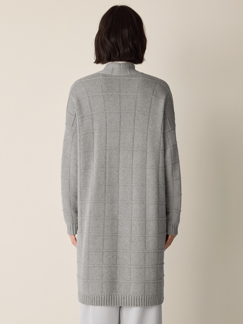Cotton & Recycled Cashmere Long Cardigan 4