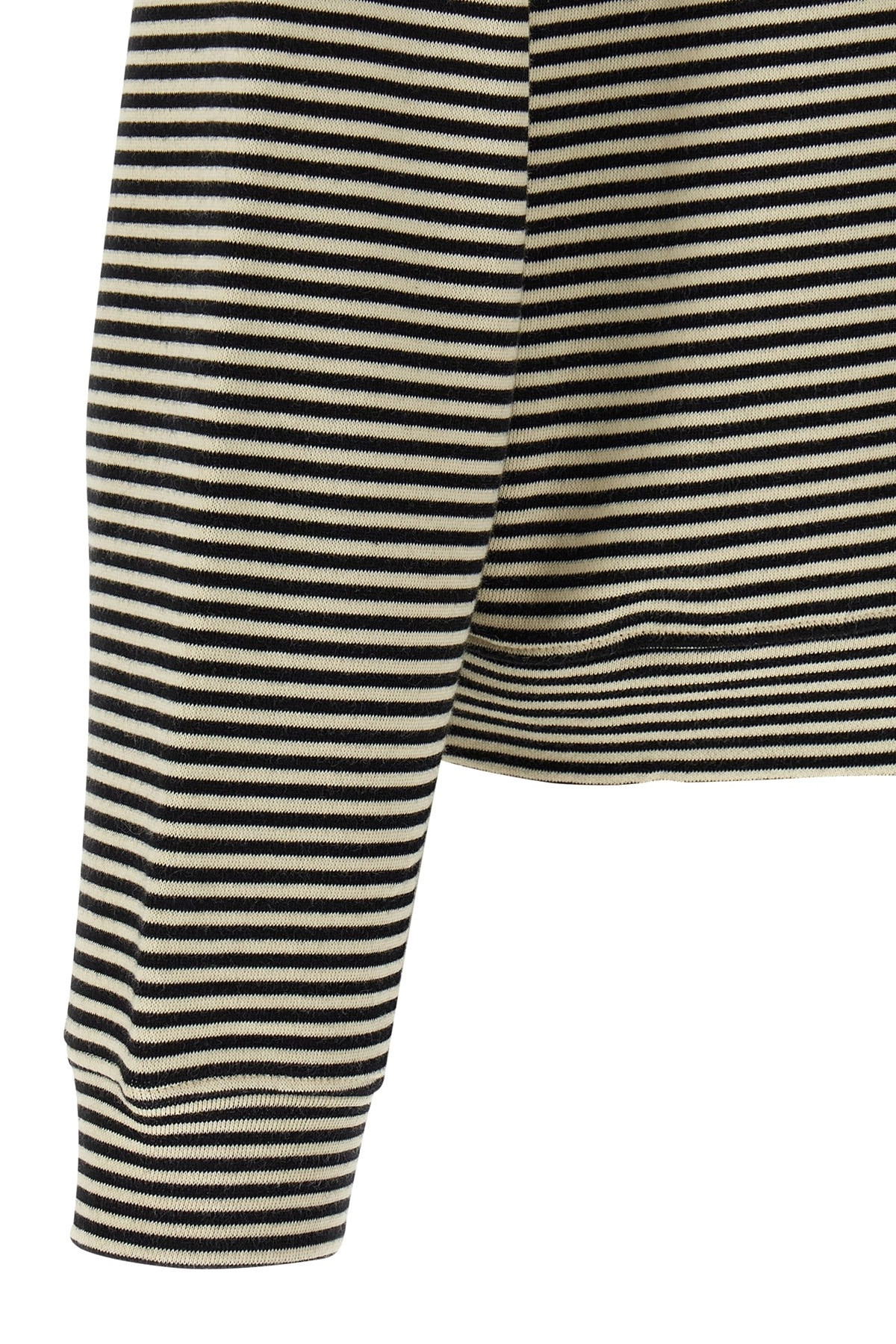 Striped polo sweatshirt - 4