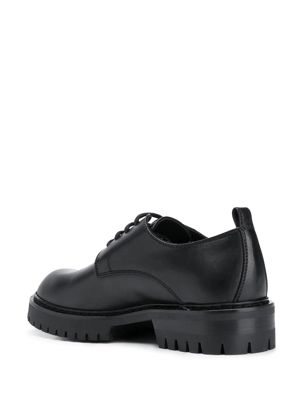 chunky sole lace-up shoes - 3