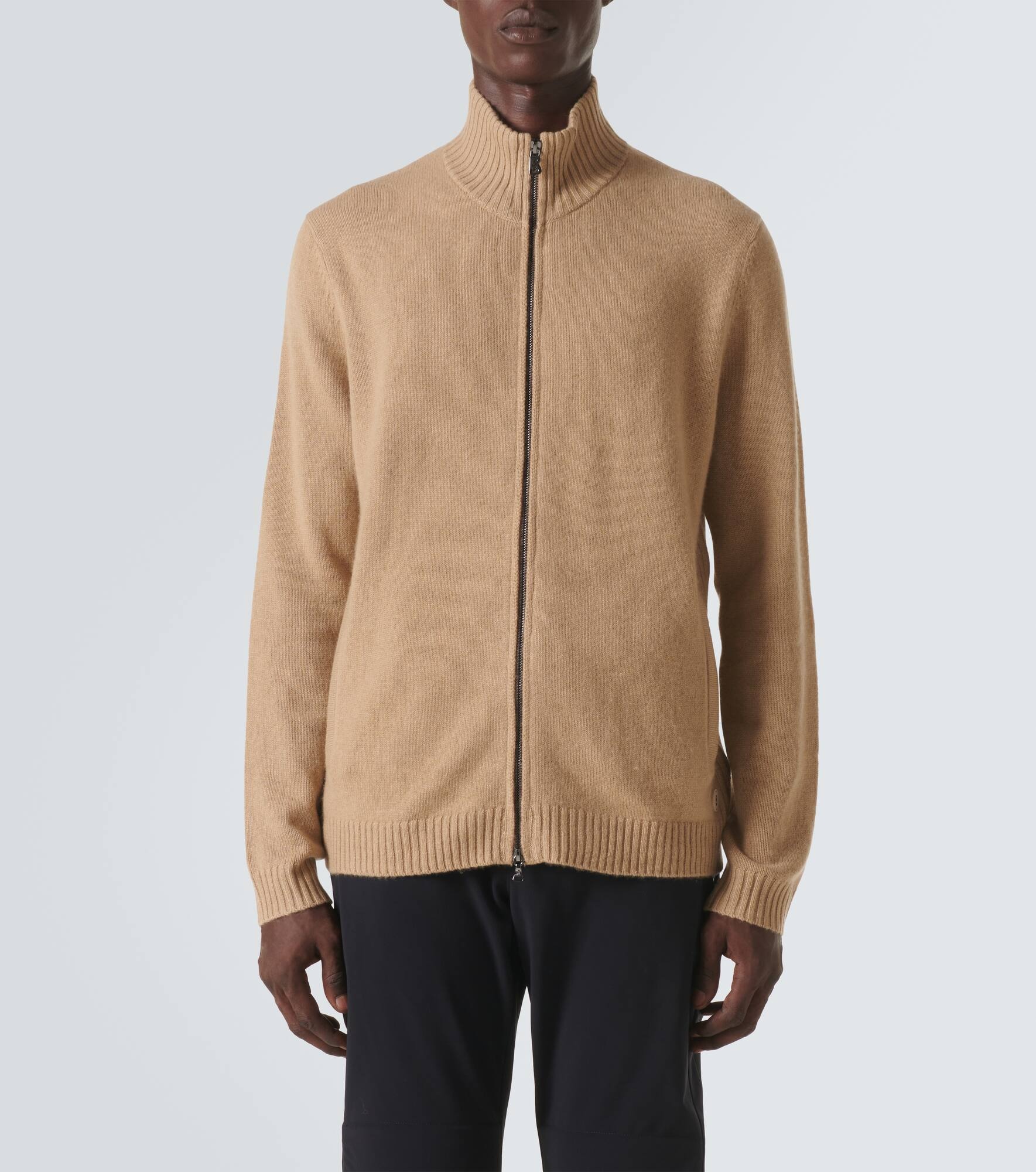 Dexter wool and cashmere zip-up sweater - 3