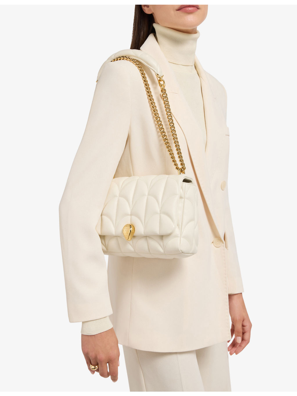 Serpenti Sugarloaf medium leather shoulder bag - 2