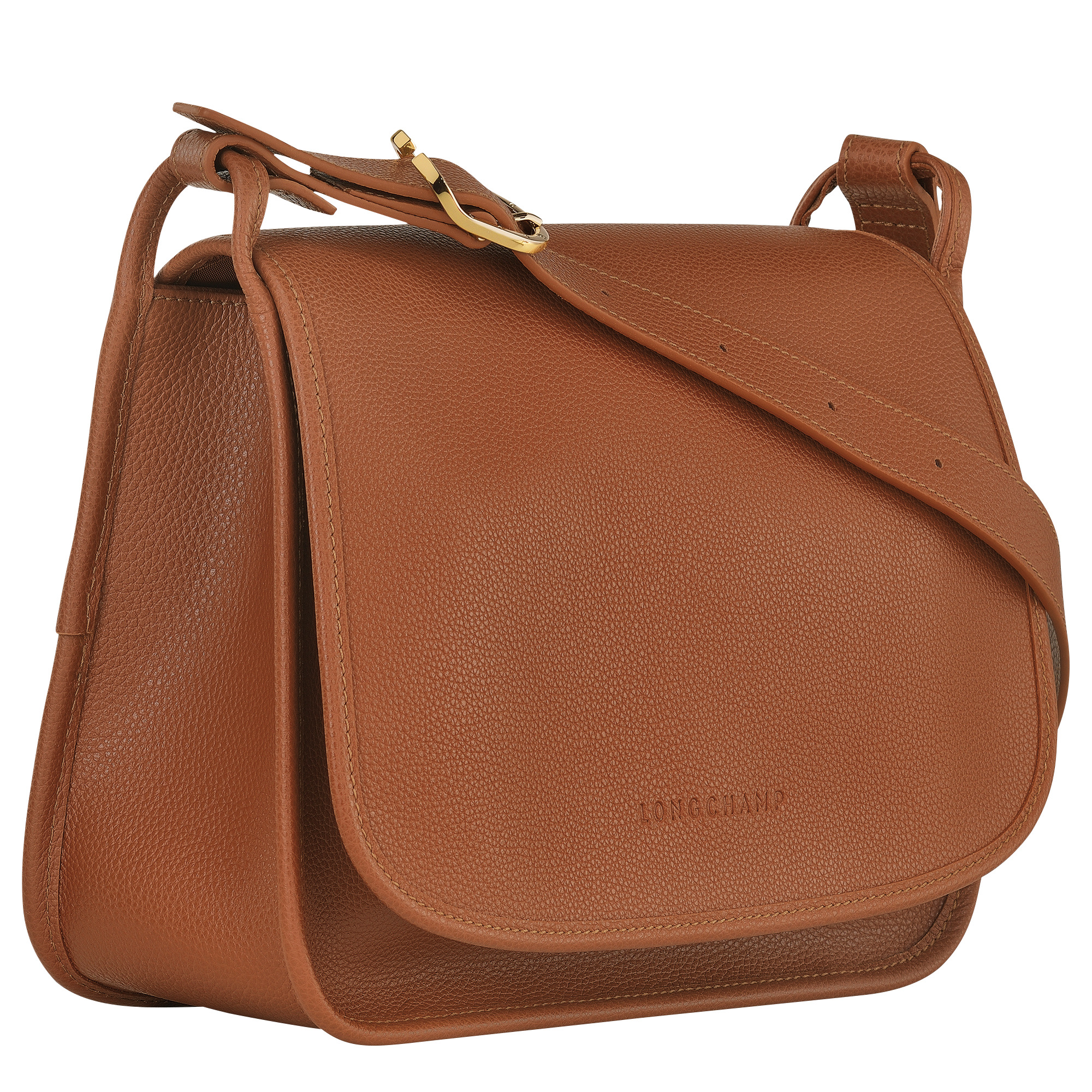 Le Foulonné M Crossbody bag Caramel - Leather - 3