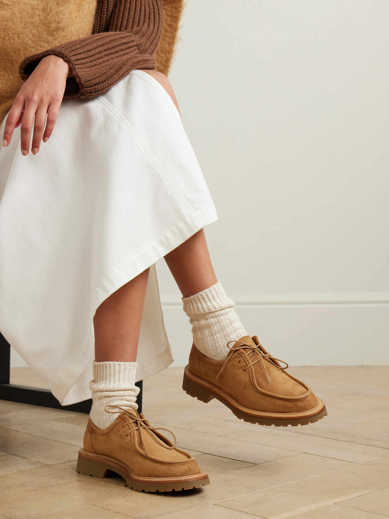 Suede Brogues - 2