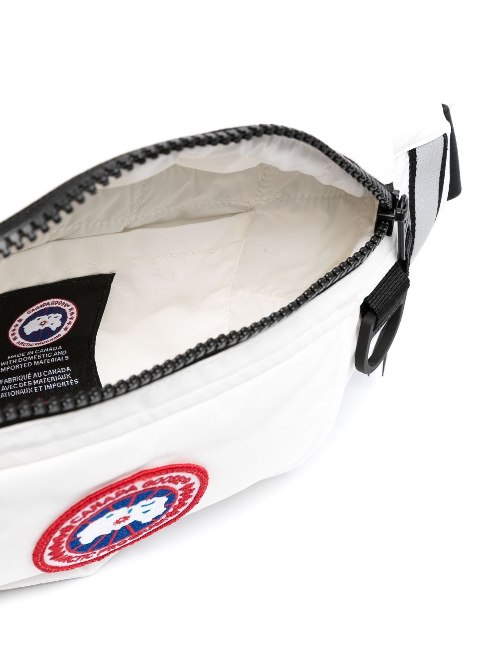 logo-patch padded belt bag - 5