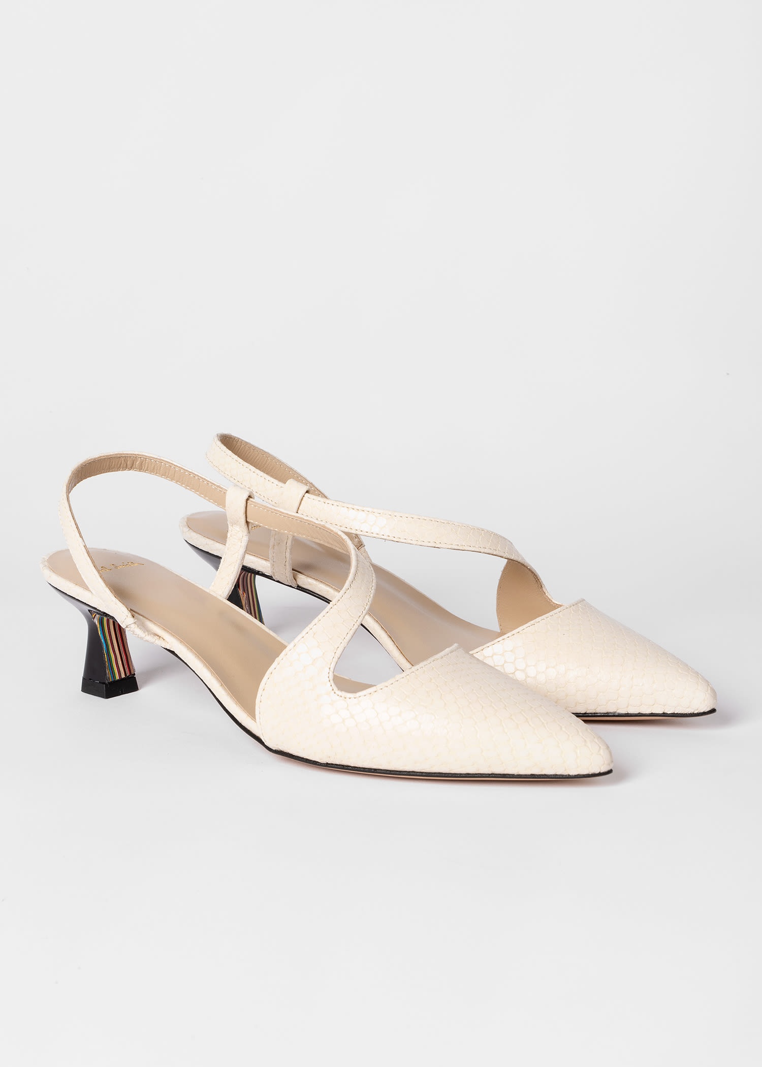 Sand 'Cloudy' Suede Heels - 3