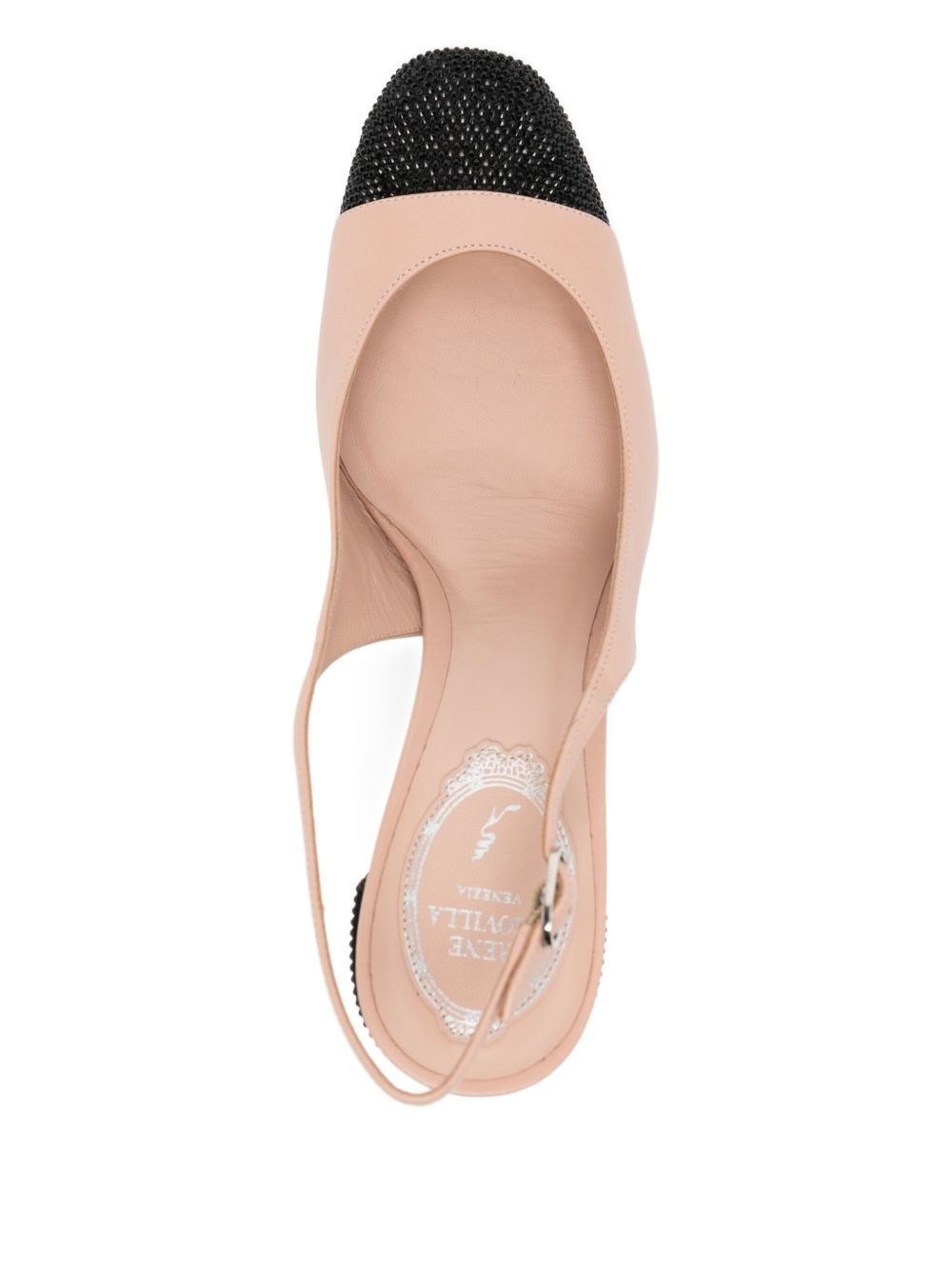90mm crystal-embellished pumps - 4