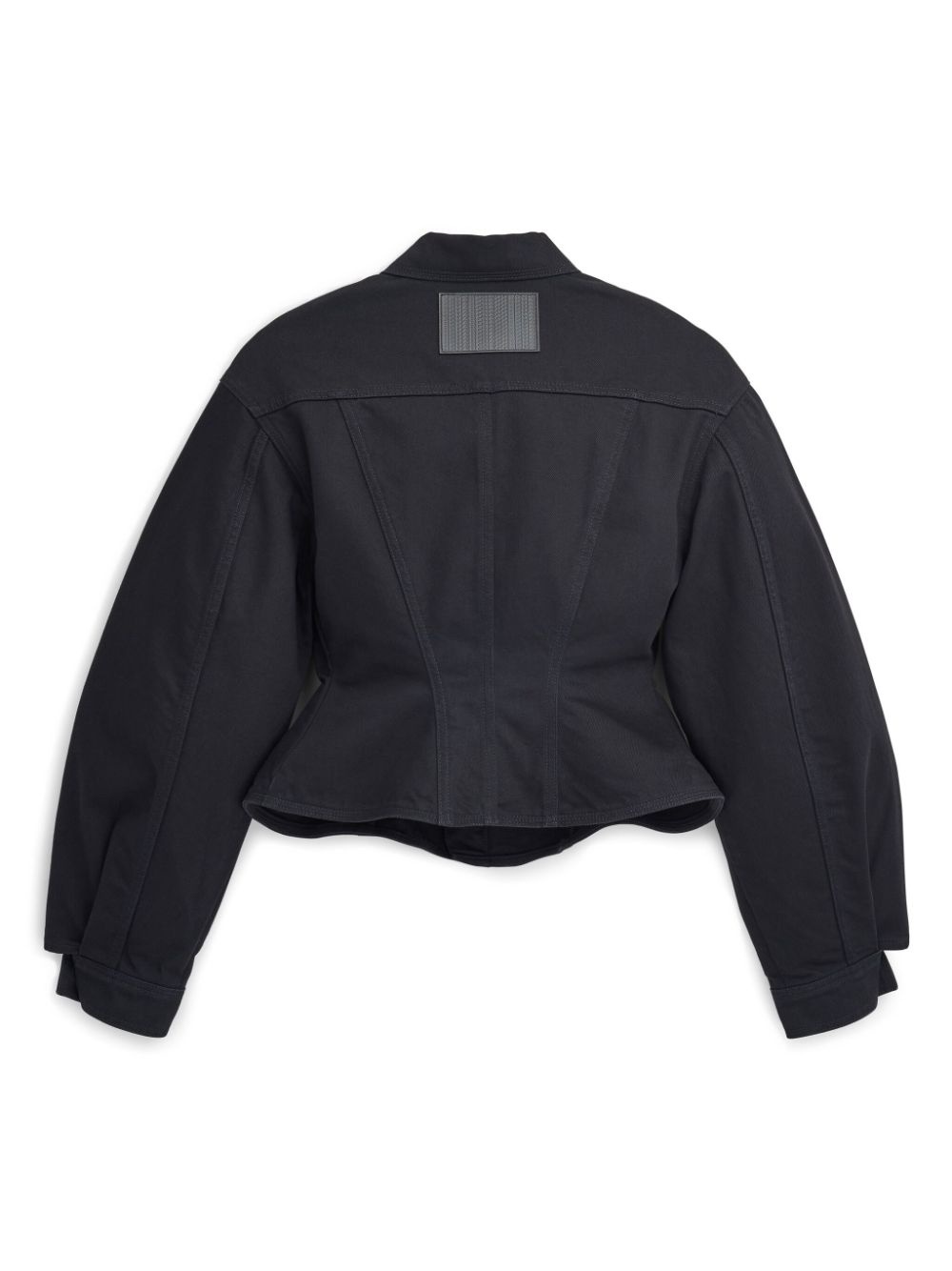 Fluted denim jacket - 6