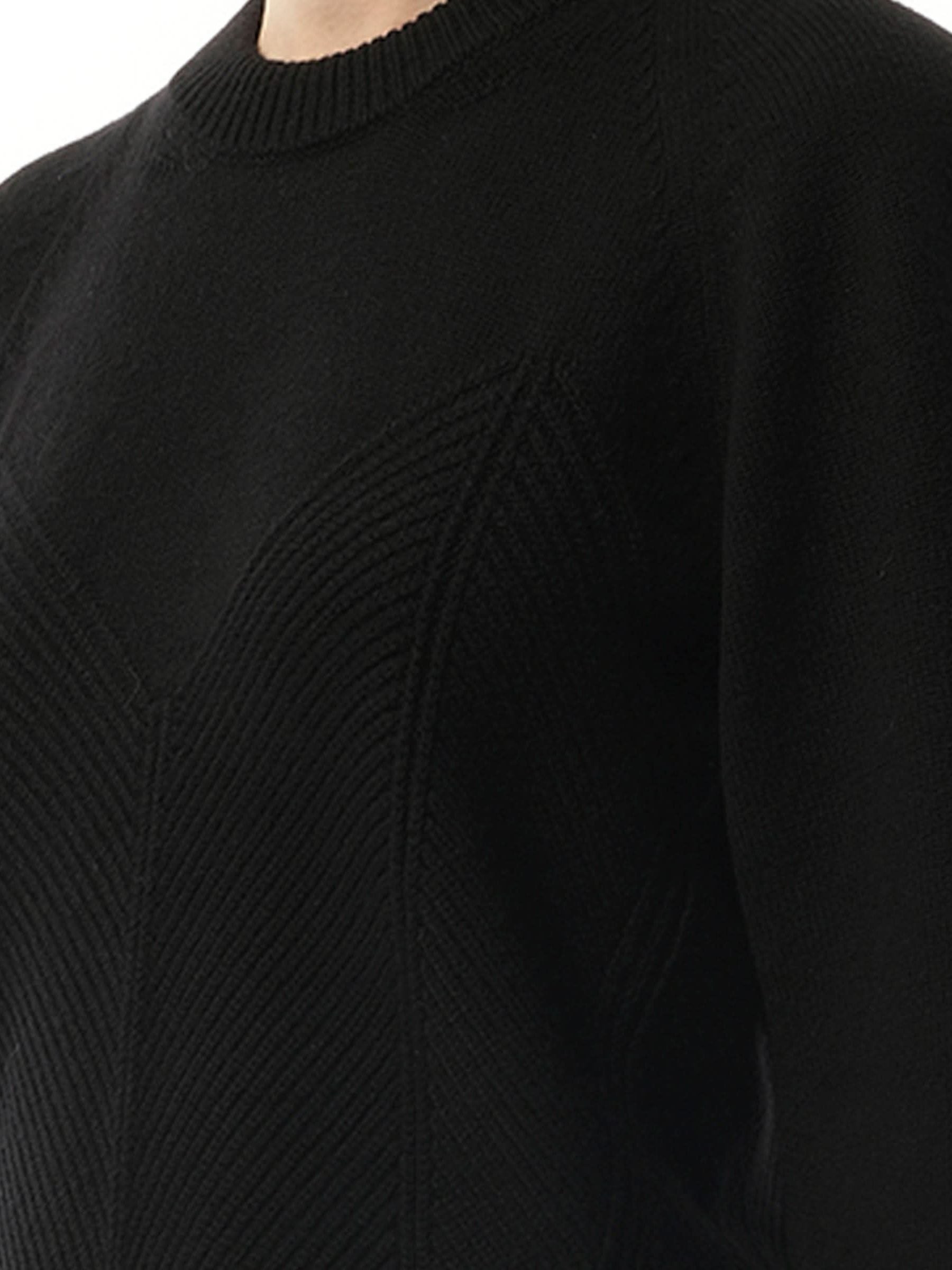 Chevron Corset Jumper in Black - 3