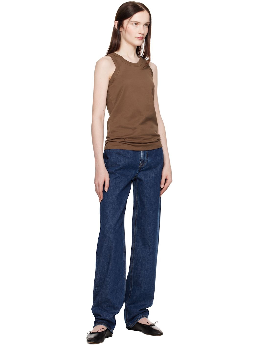 Brown Poso Tank Top - 4