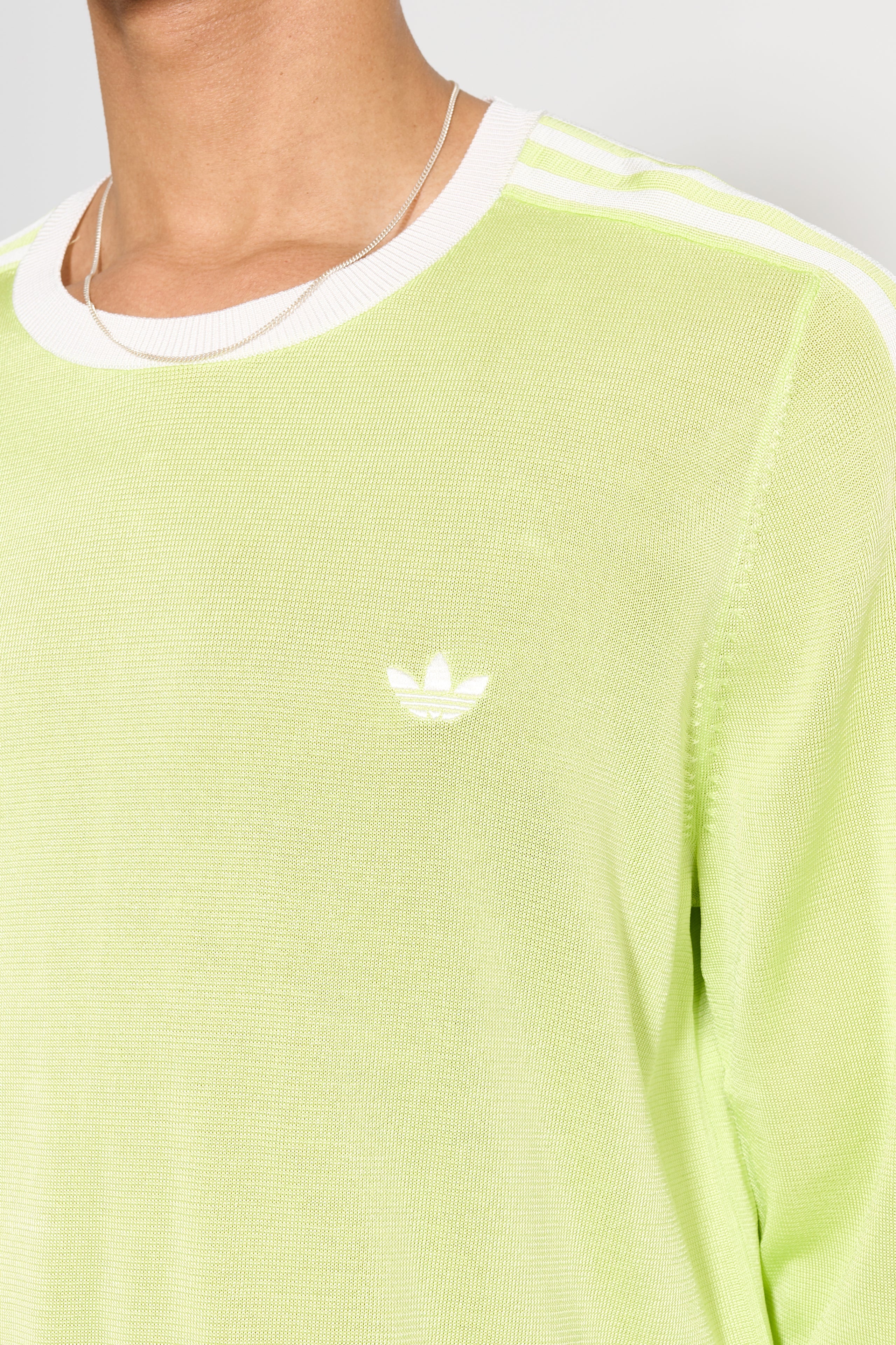 ADIDAS ORIGINALS BY WALES BONNER KNIT LS TEE SEFRYE / CWHITE - 4