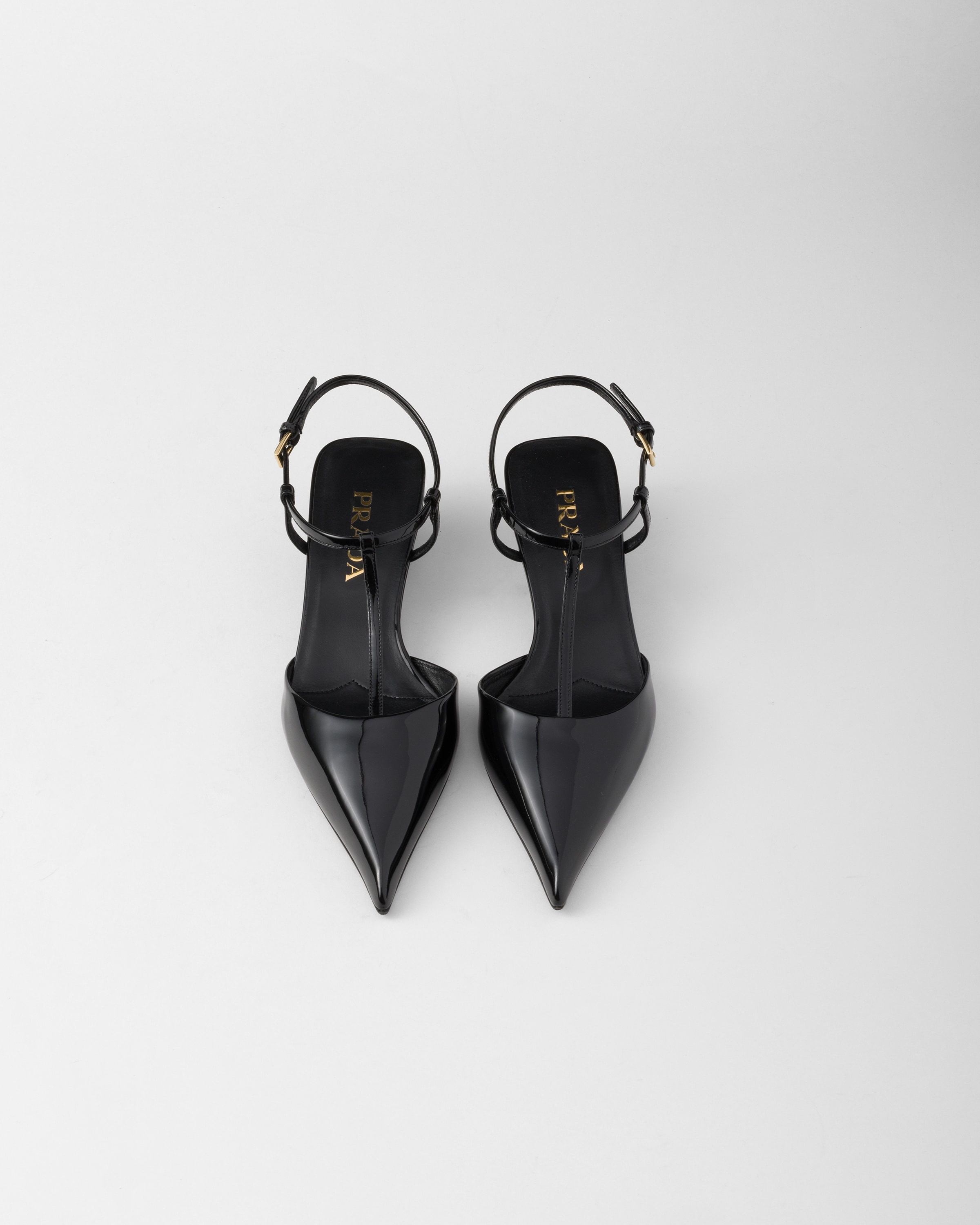 Patent leather slingback pumps - 3