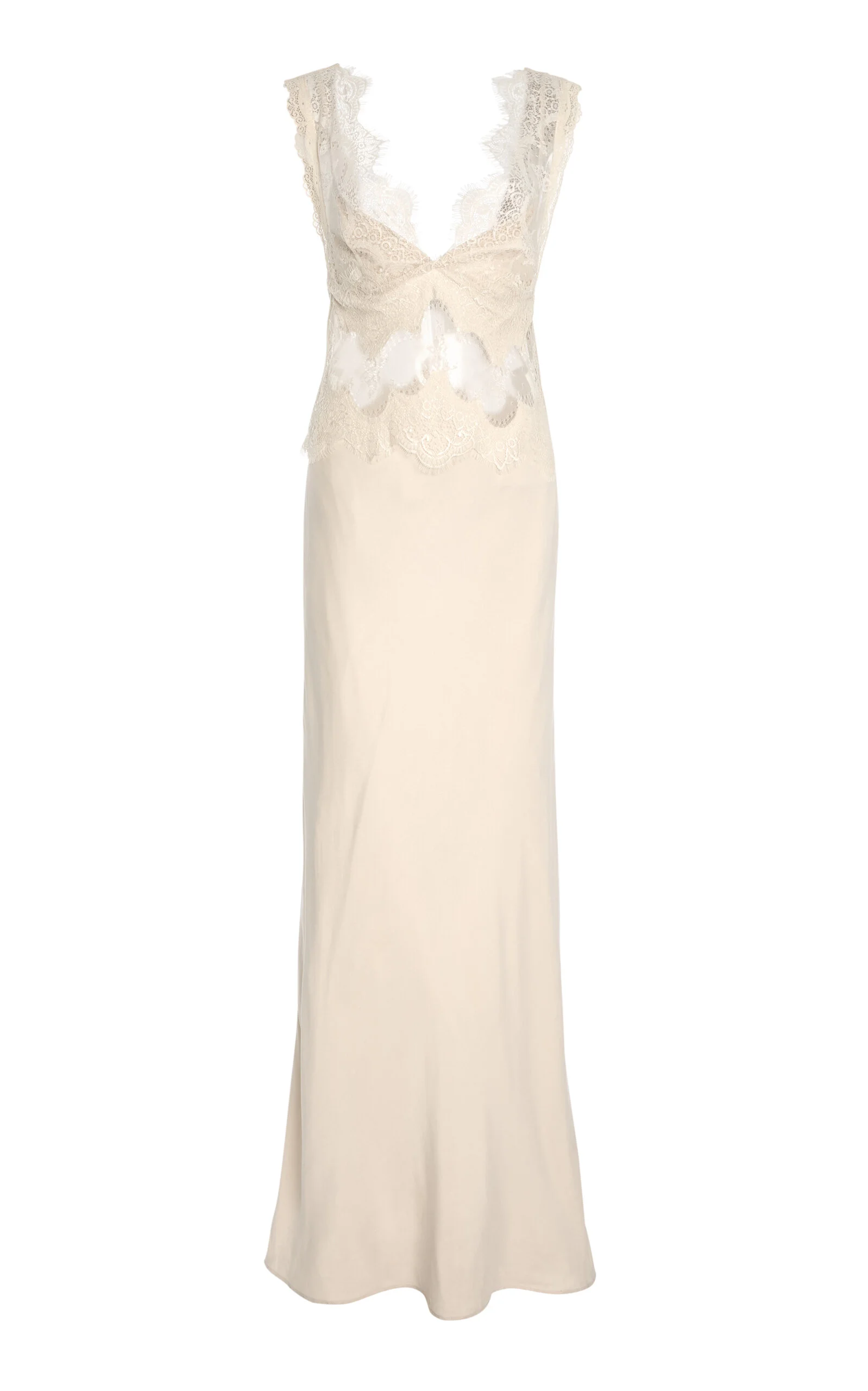 Visions Lace Maxi Dress ivory - 1