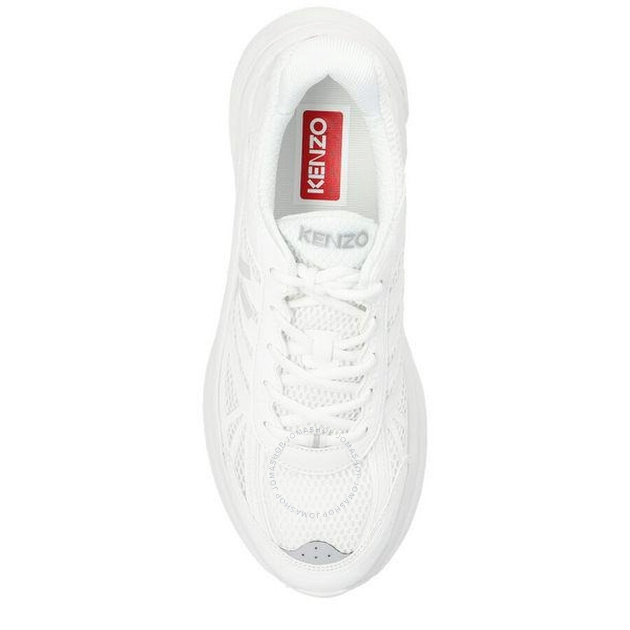 Kenzo White Pace Low-Top Trainers - 4