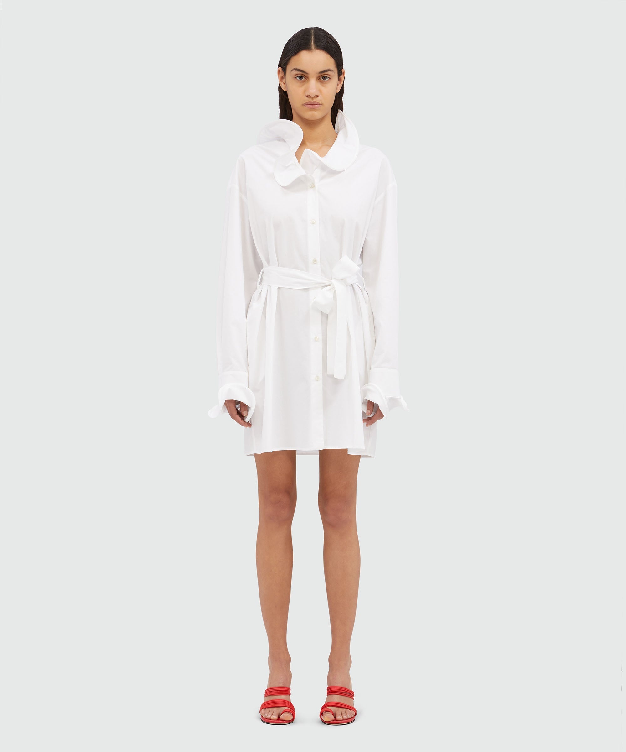 White cotton dress - 2