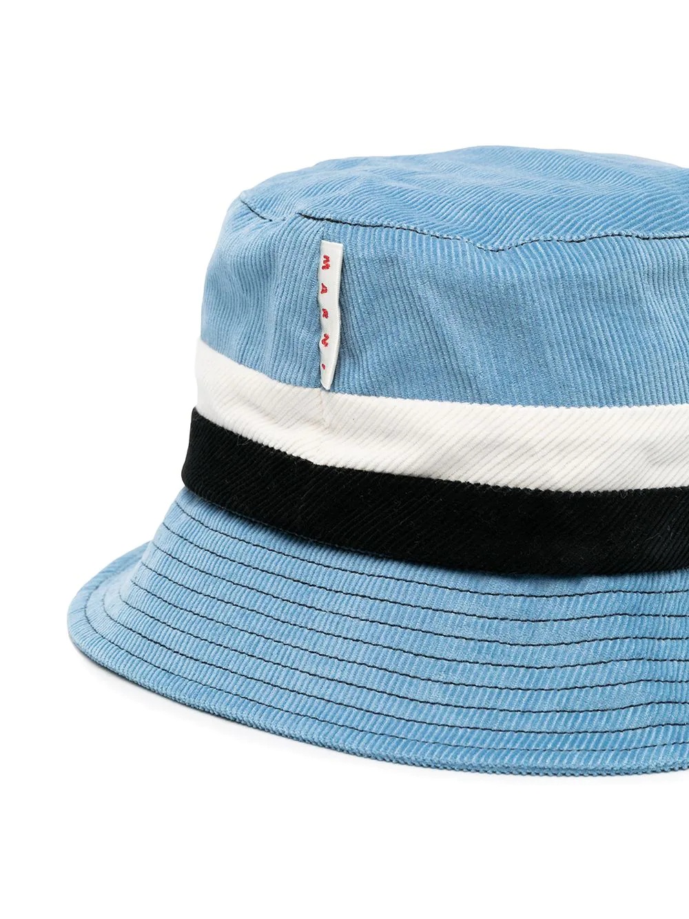 corduroy panelled bucket hat - 2