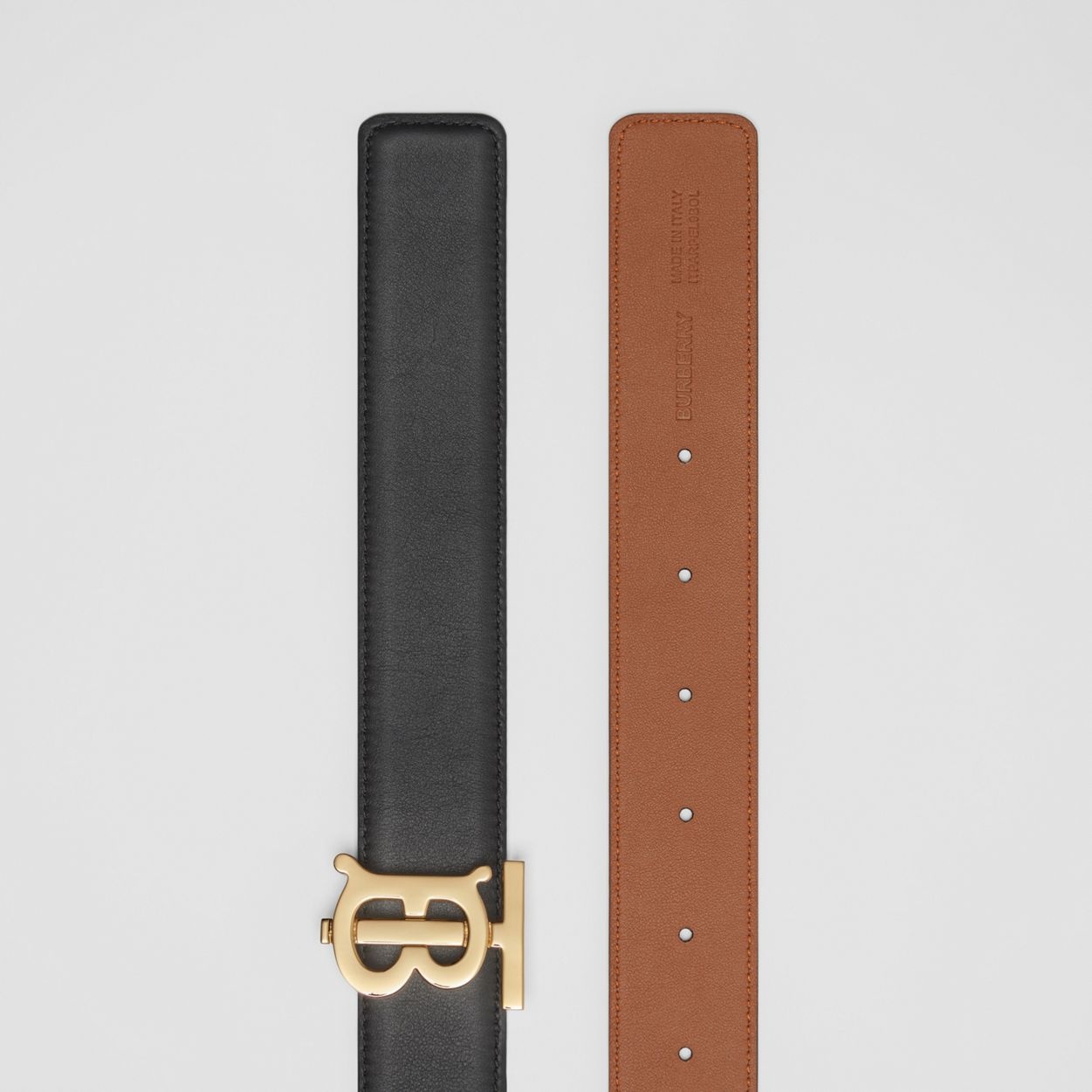 Reversible Monogram Motif Leather Belt - 6