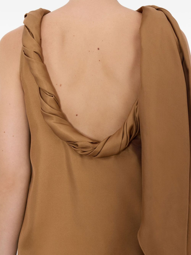 Wilma twisted-collar blouse 5