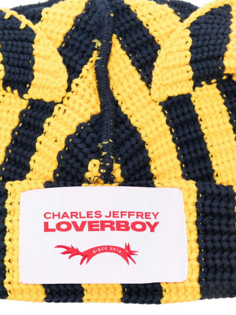 CHARLES JEFFREY LOVERBOY Chunky Ears beanie hat outlook