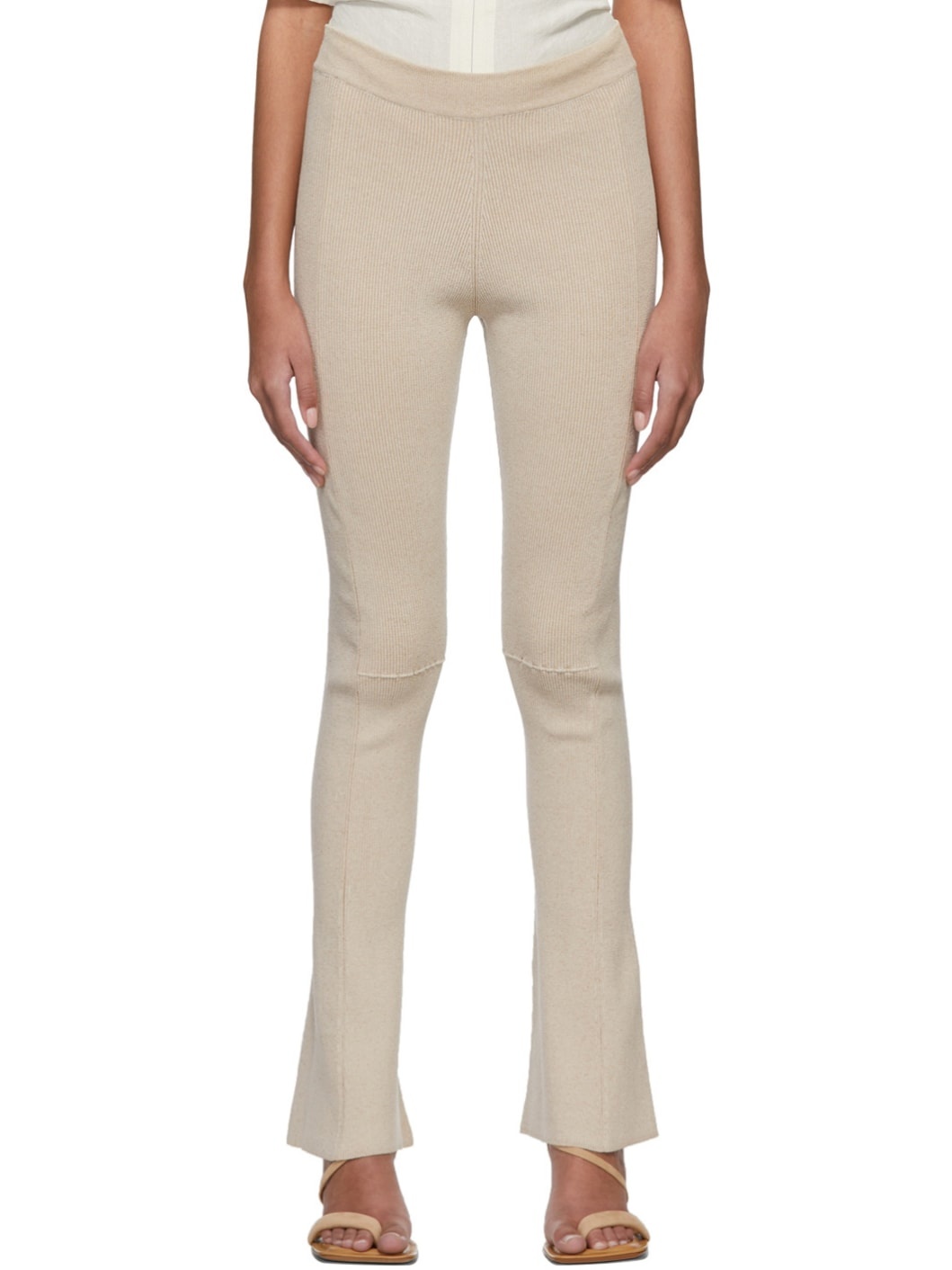 Beige 'Le Pantalon Baunhila' Trousers - 1