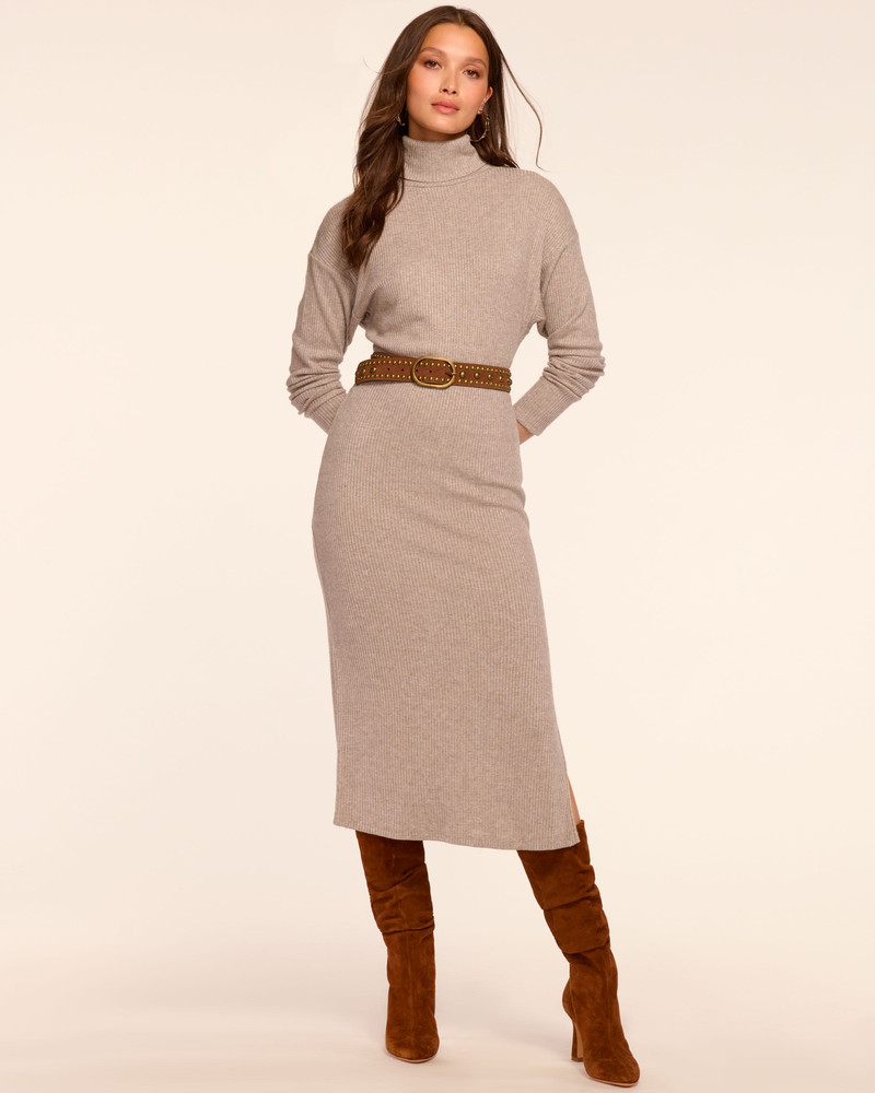 Meeghan Ribbed Knit Midi Dress 1