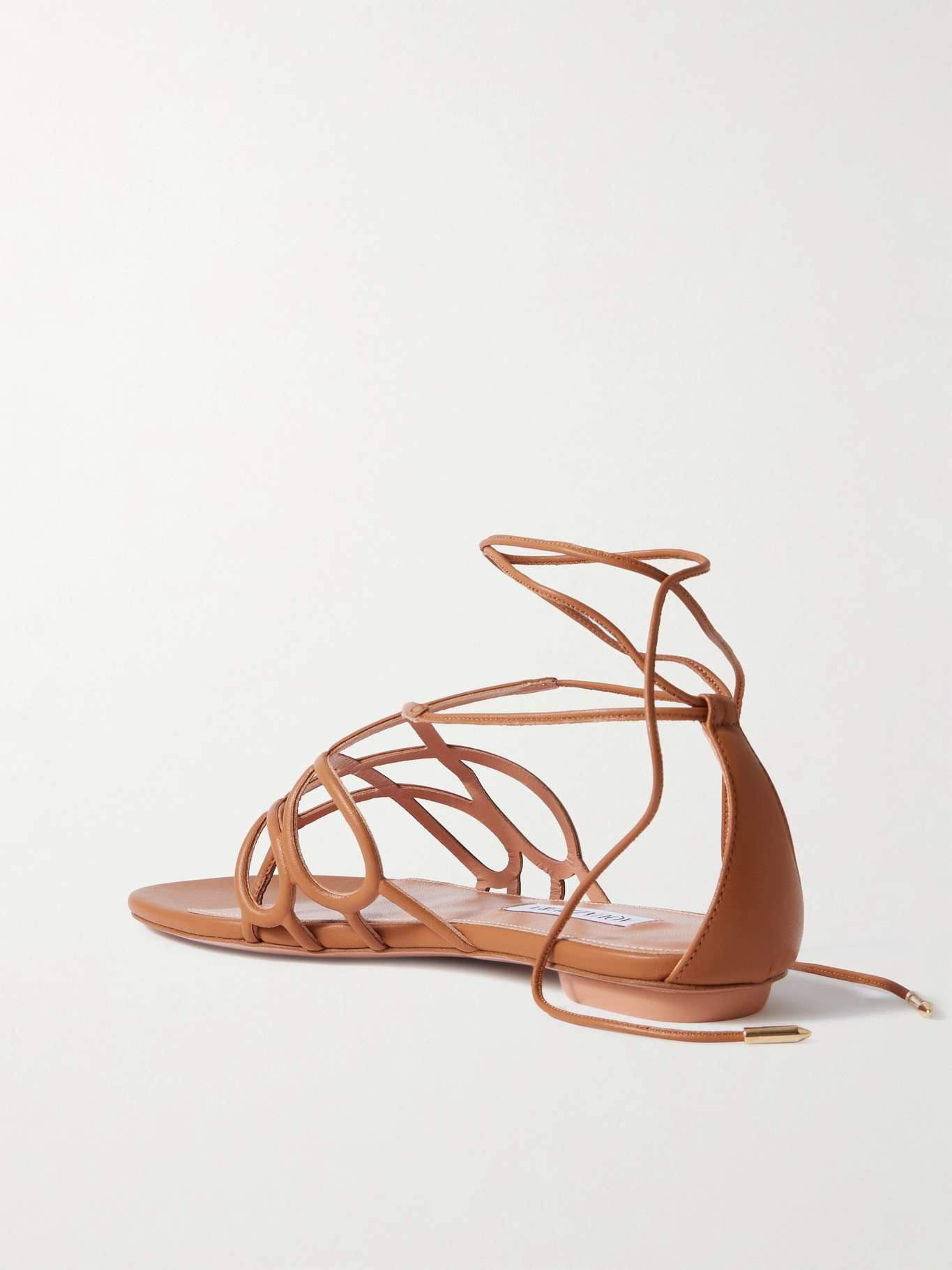 Infinito leather sandals Tan - 3