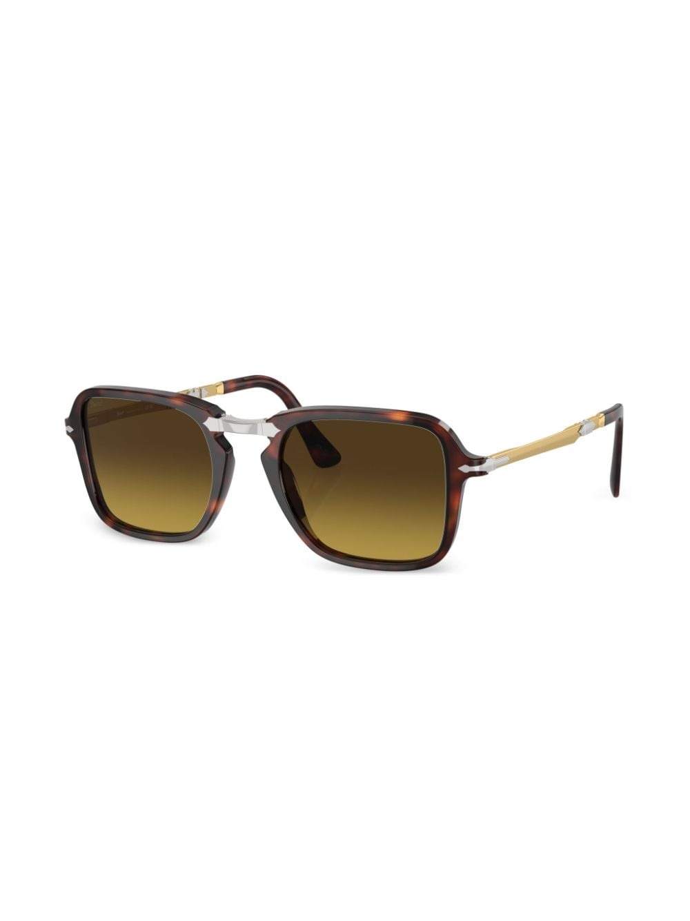 tortoiseshell-effect square-frame sunglasses - 2