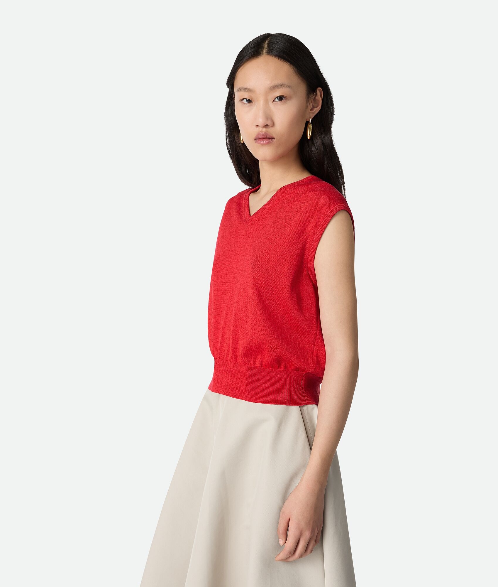 Cotton And Viscose Twinset - 7