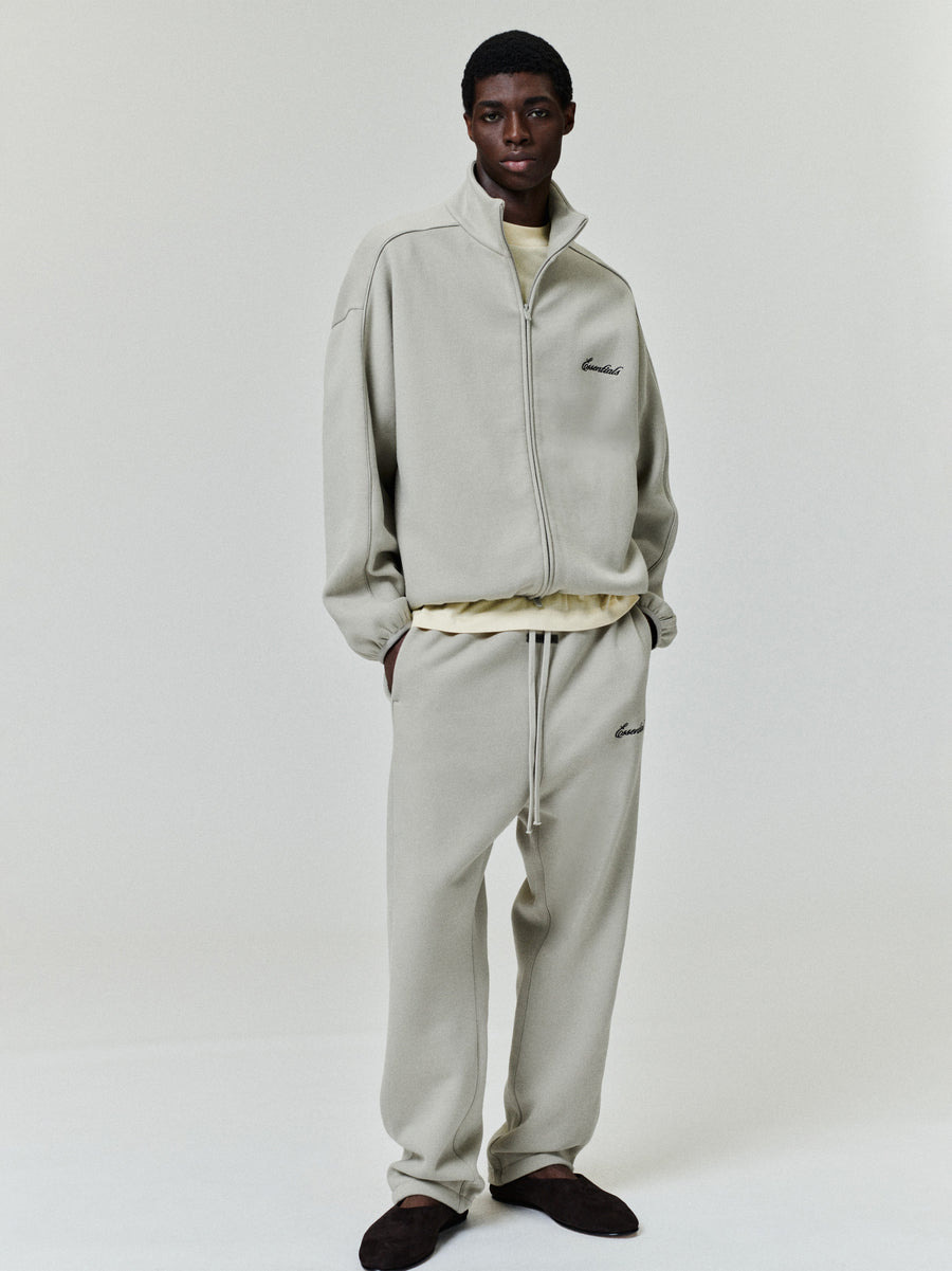 Relaxed Fleece Sweatpant With Piping - 3
