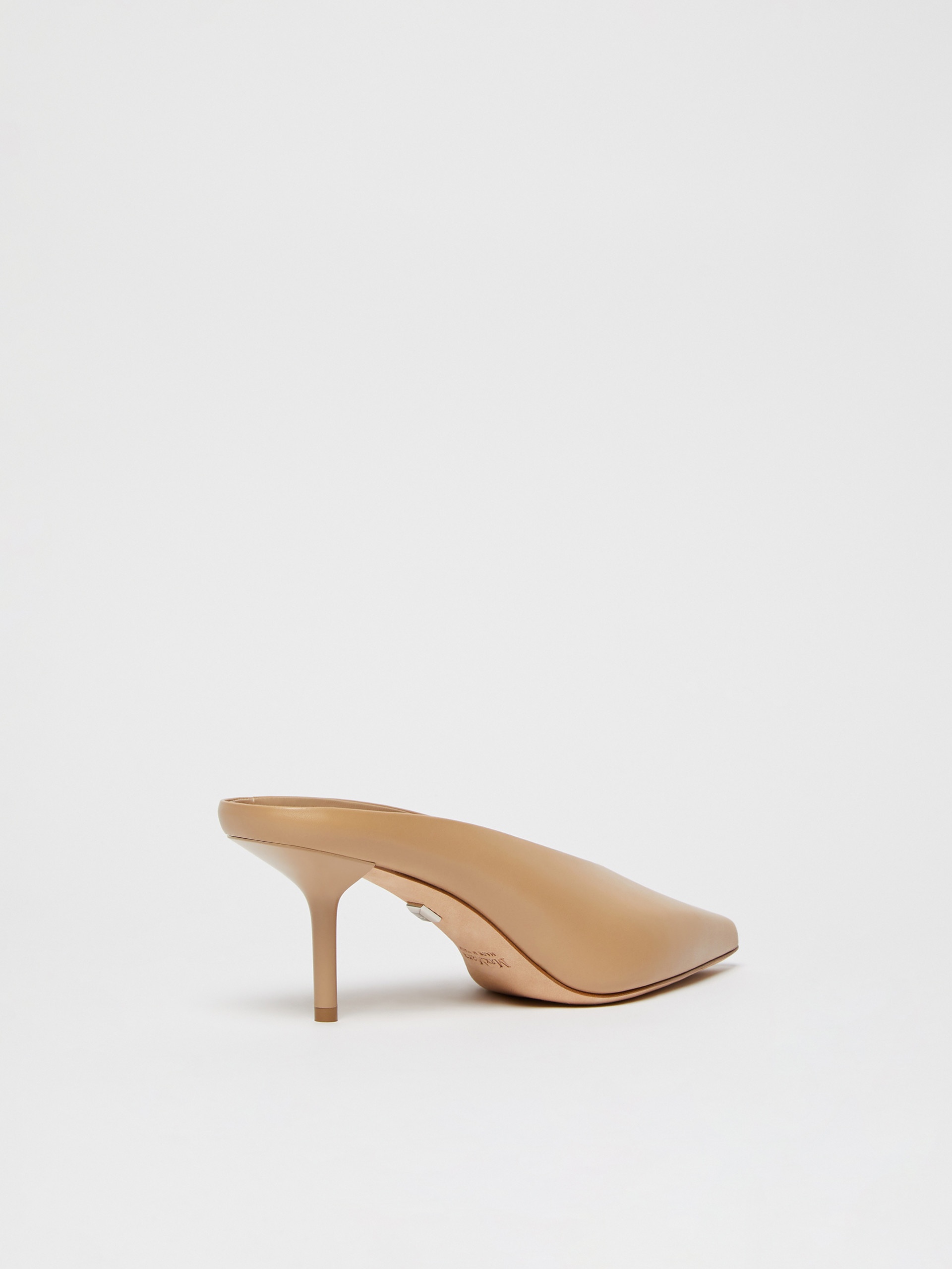 MMMULECALF Smooth leather mules - 3