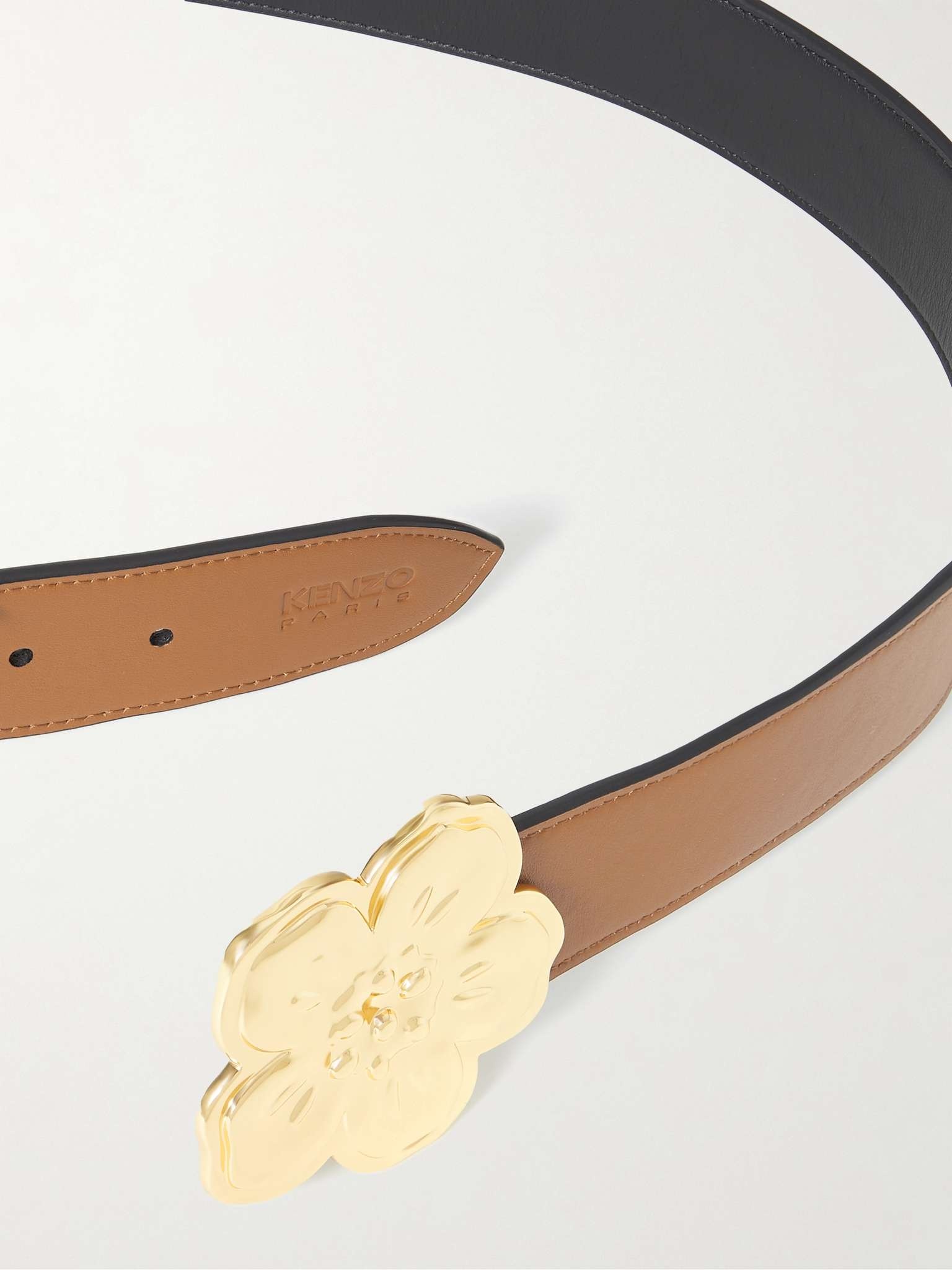 3cm Reversible Leather Belt - 4