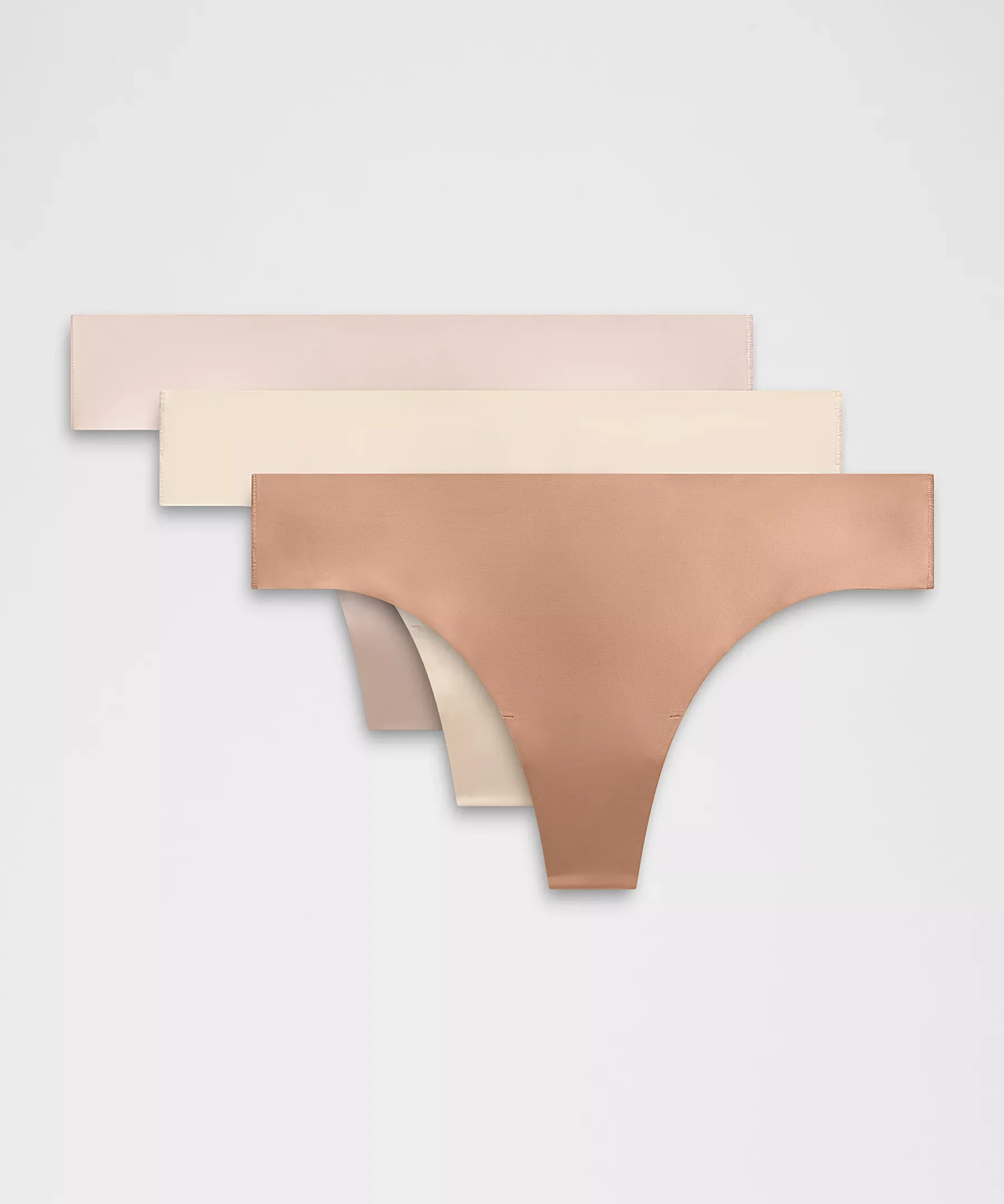 InvisiWear Mid-Rise Thong Underwear *3 Pack - 1