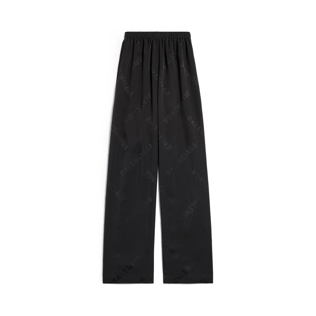 Women's Bal Diagonal Allover Fluid Tracksuit Pants in Black - 1